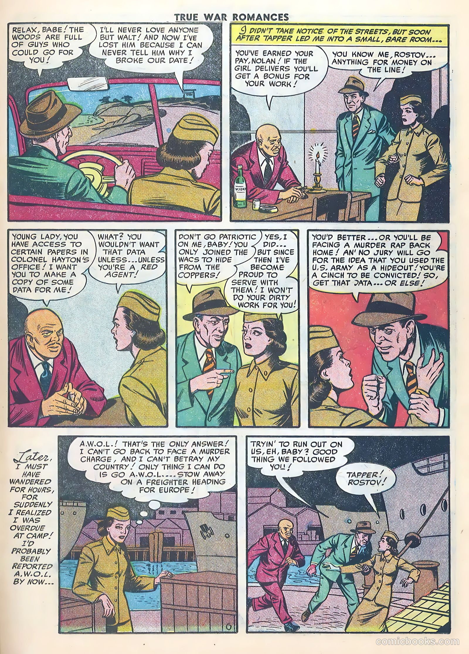 True War Romances #1 (1952) — page 23 of 35