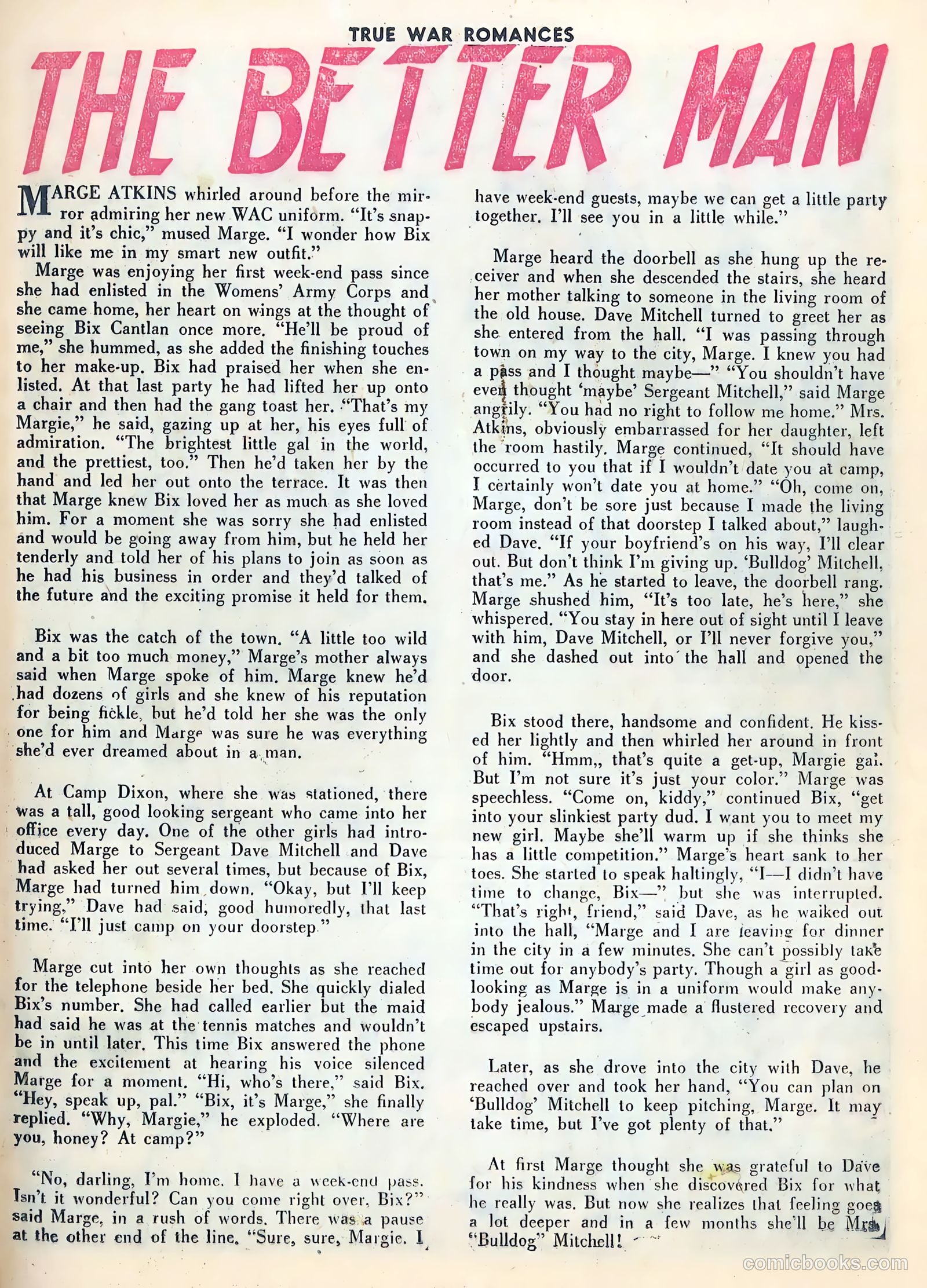 True War Romances #1 (1952) — page 25 of 35