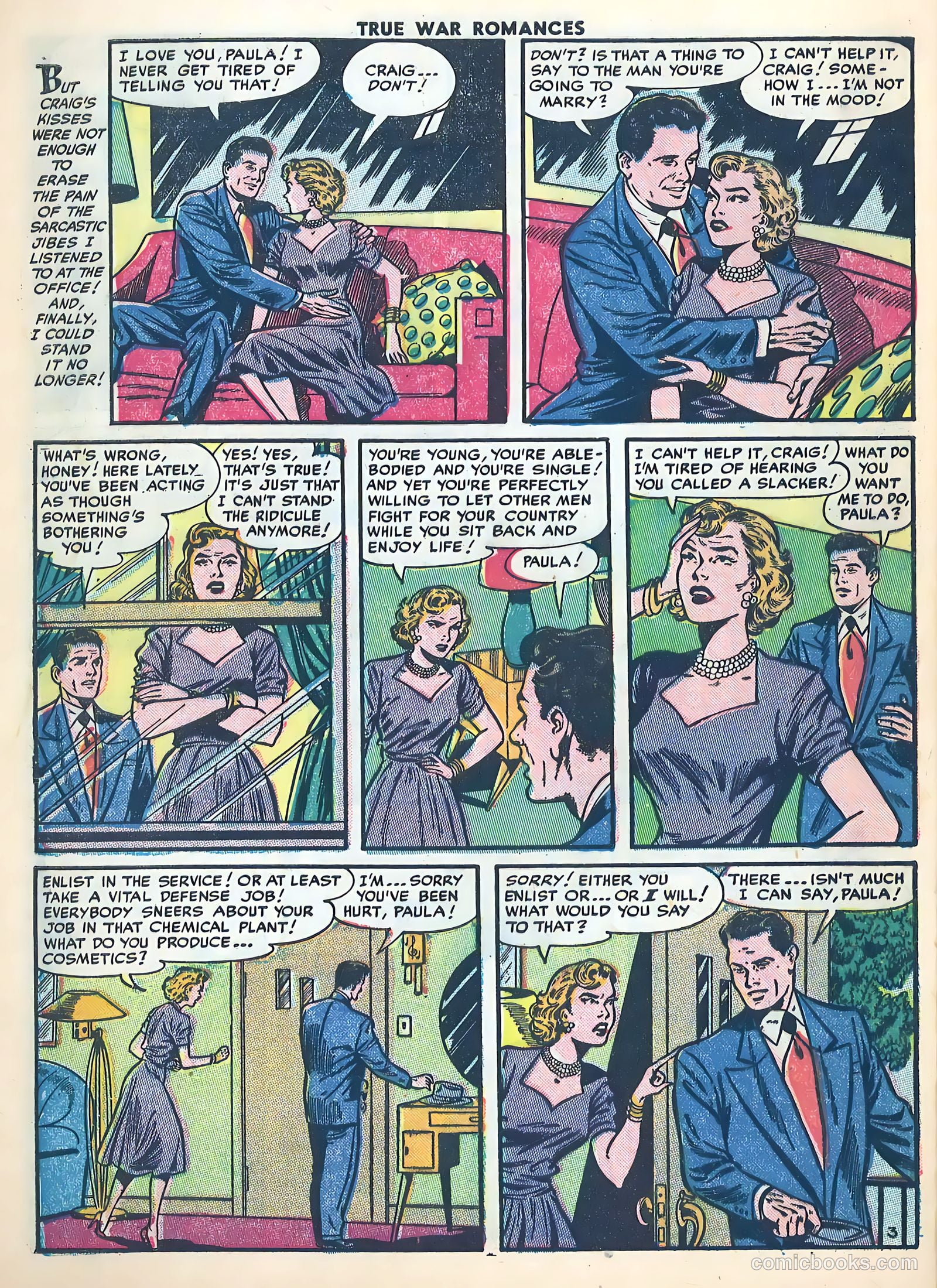 True War Romances #1 (1952) — page 28 of 35
