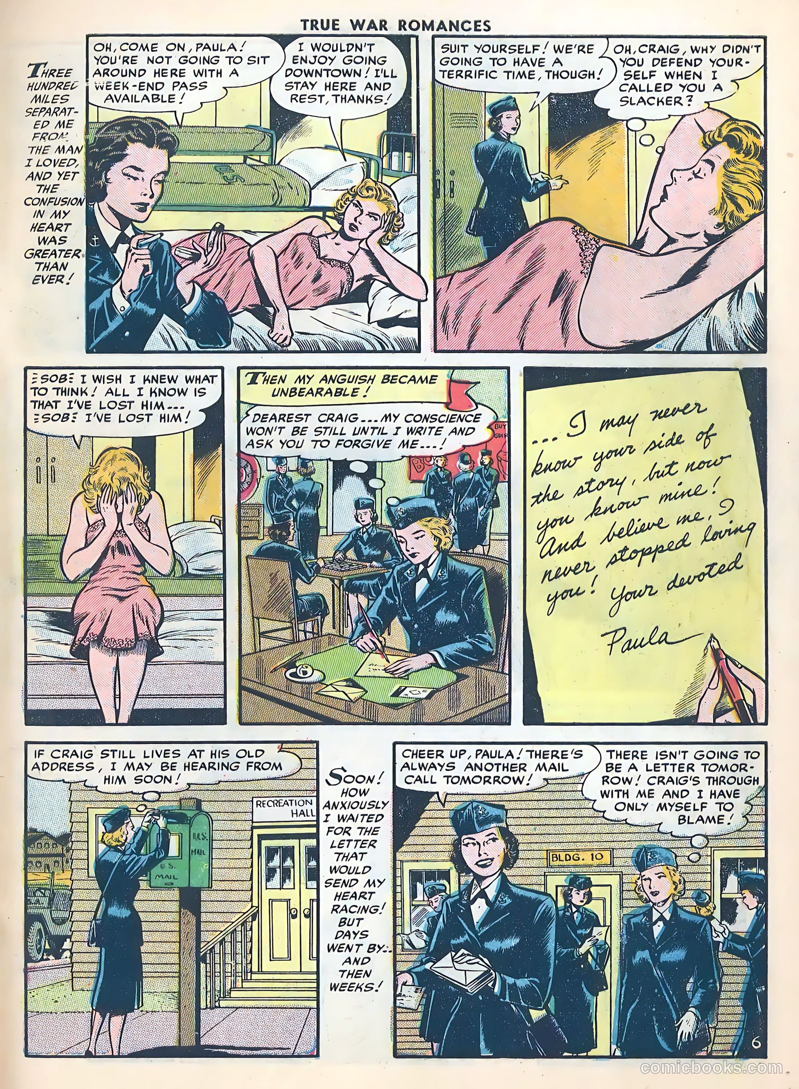 True War Romances #1 (1952) — page 31 of 35