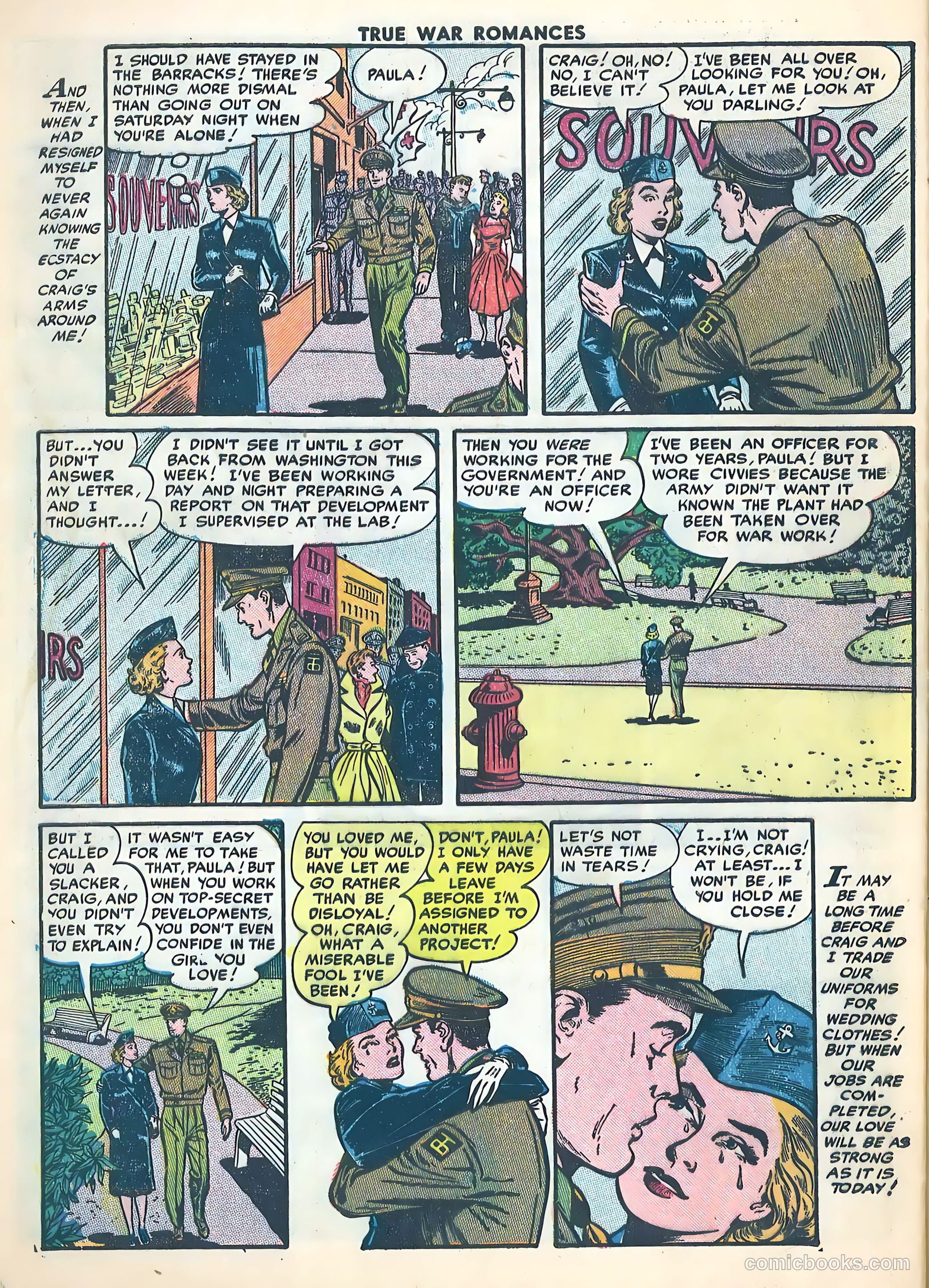 True War Romances #1 (1952) — page 32 of 35