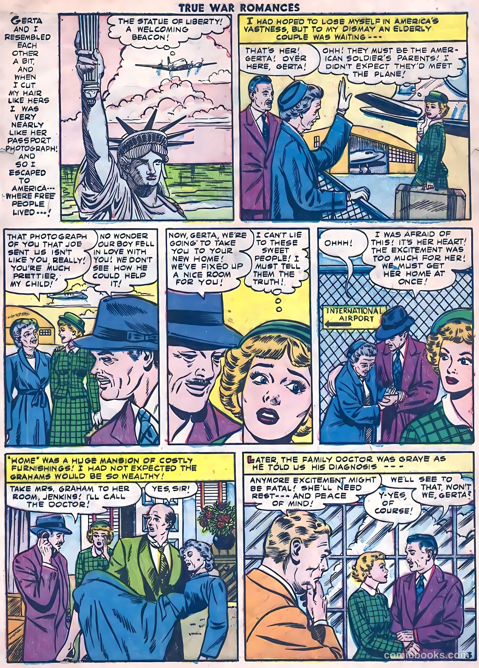 True War Romances #4 (1953) — page 5 of 36