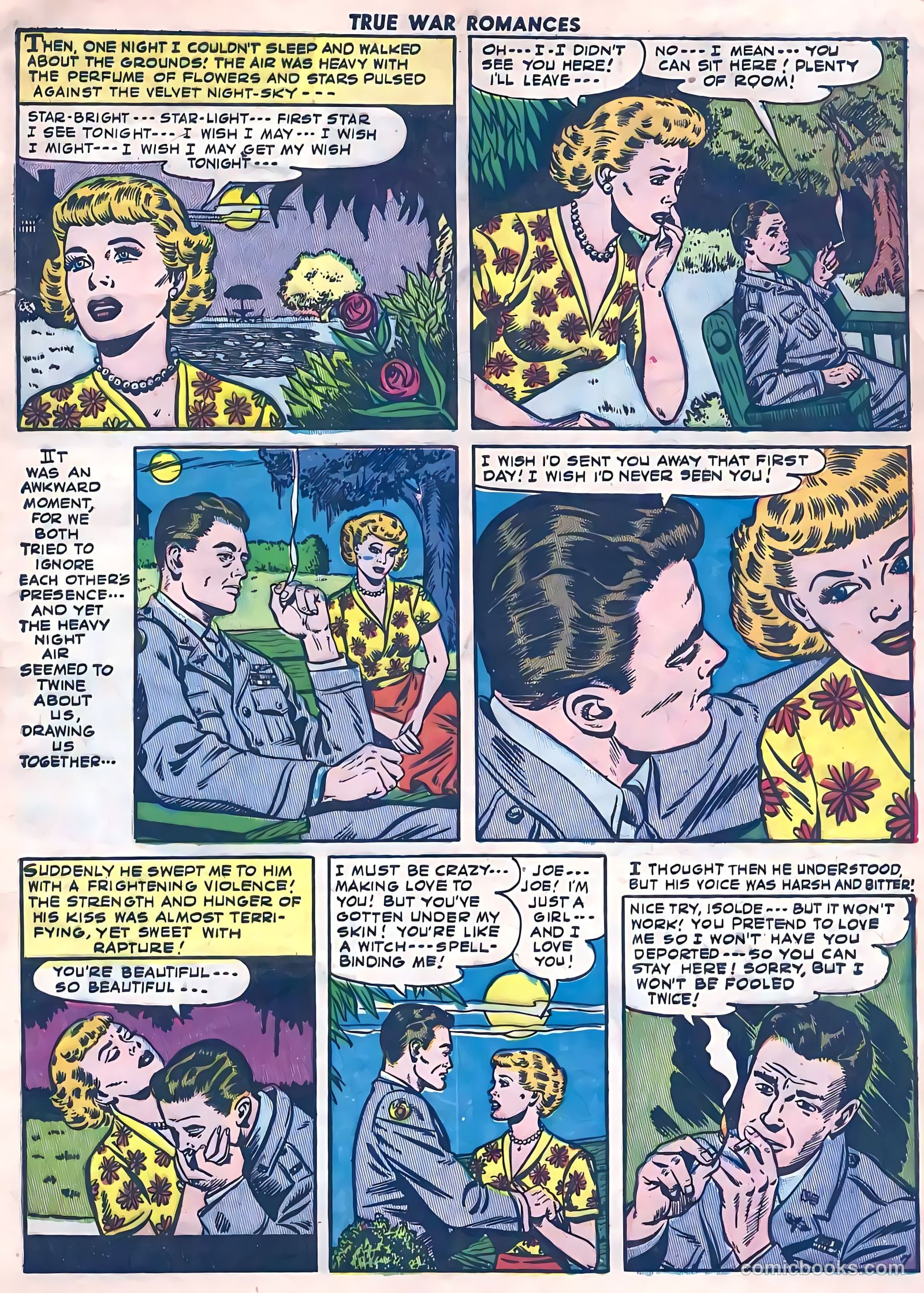 True War Romances #4 (1953) — page 9 of 36