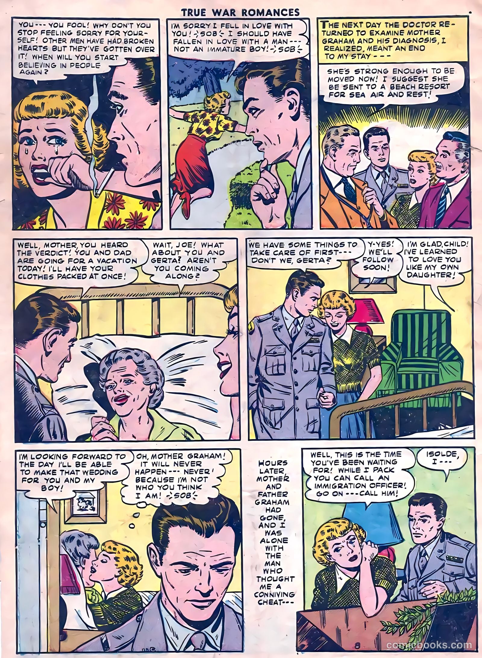 True War Romances #4 (1953) — page 10 of 36