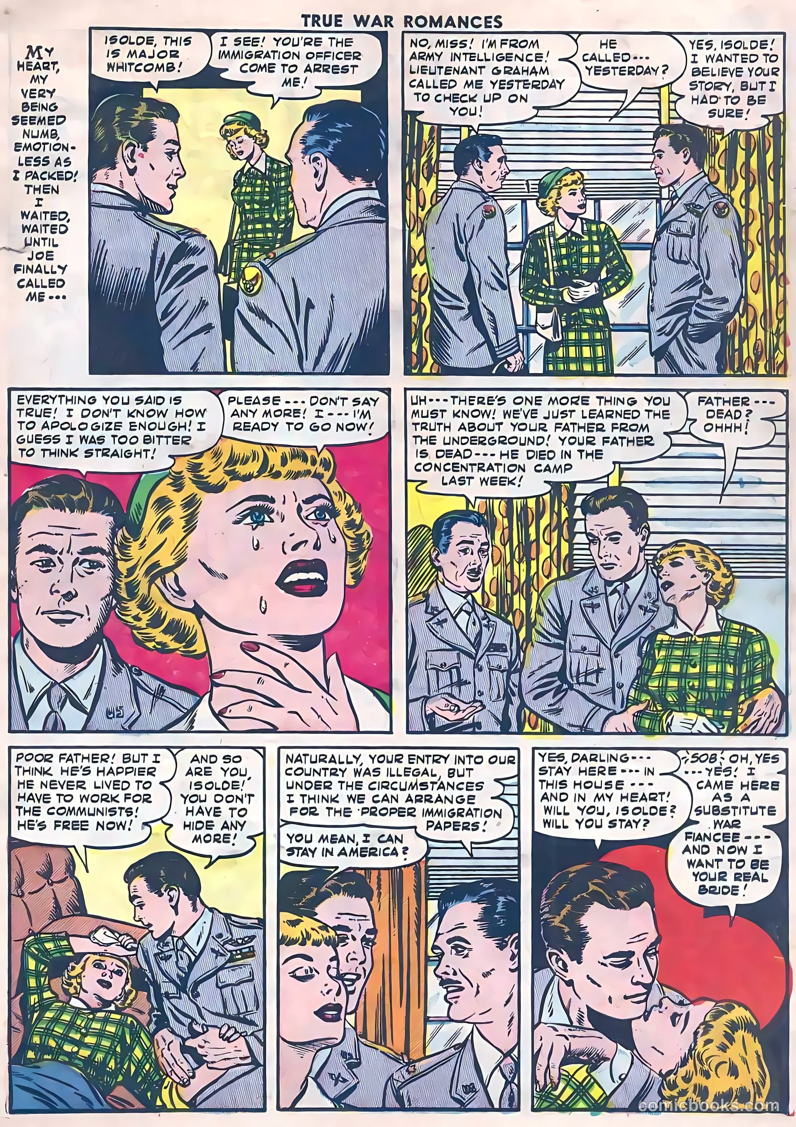 True War Romances #4 (1953) — page 11 of 36