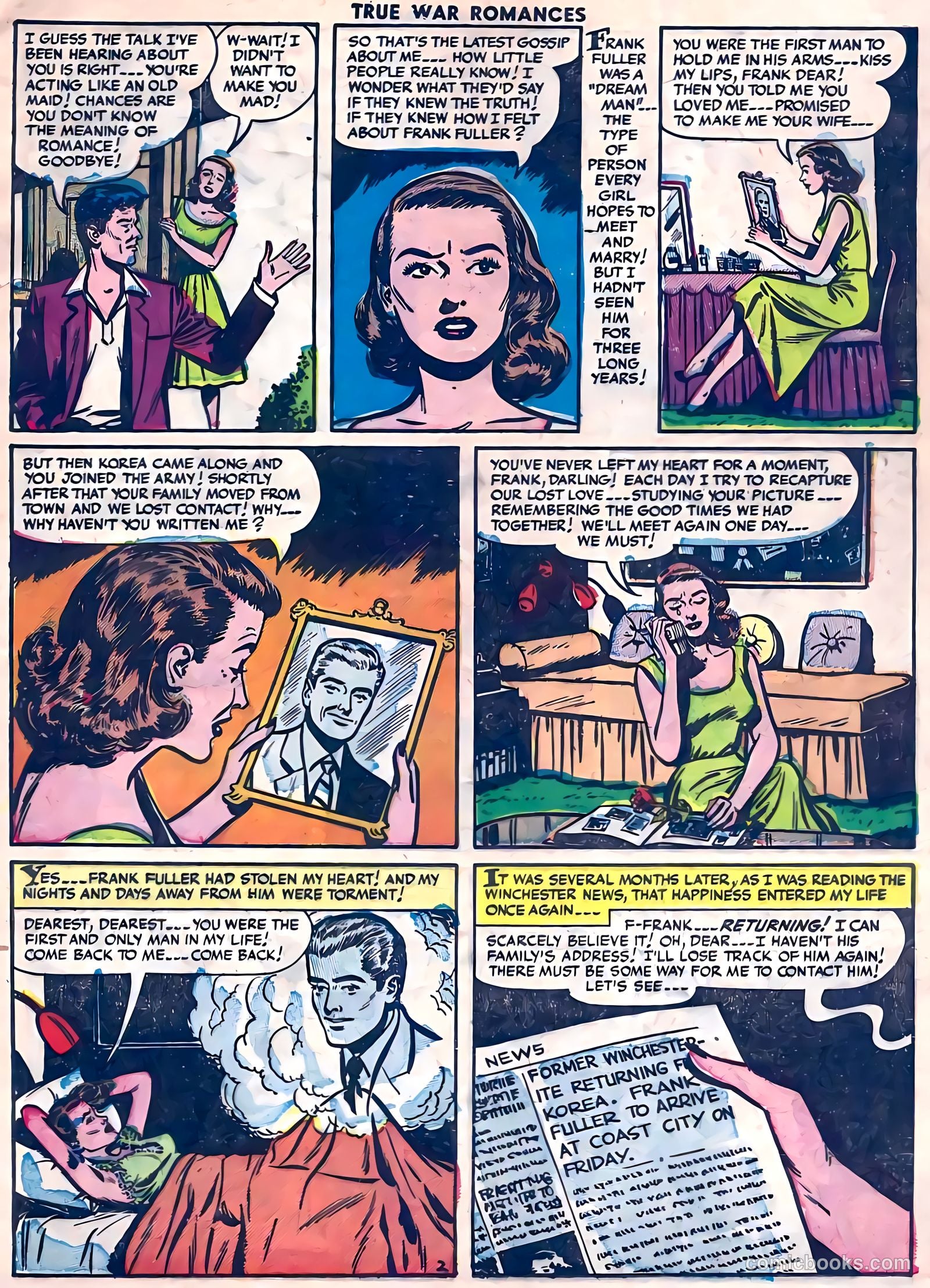 True War Romances #4 (1953) — page 13 of 36
