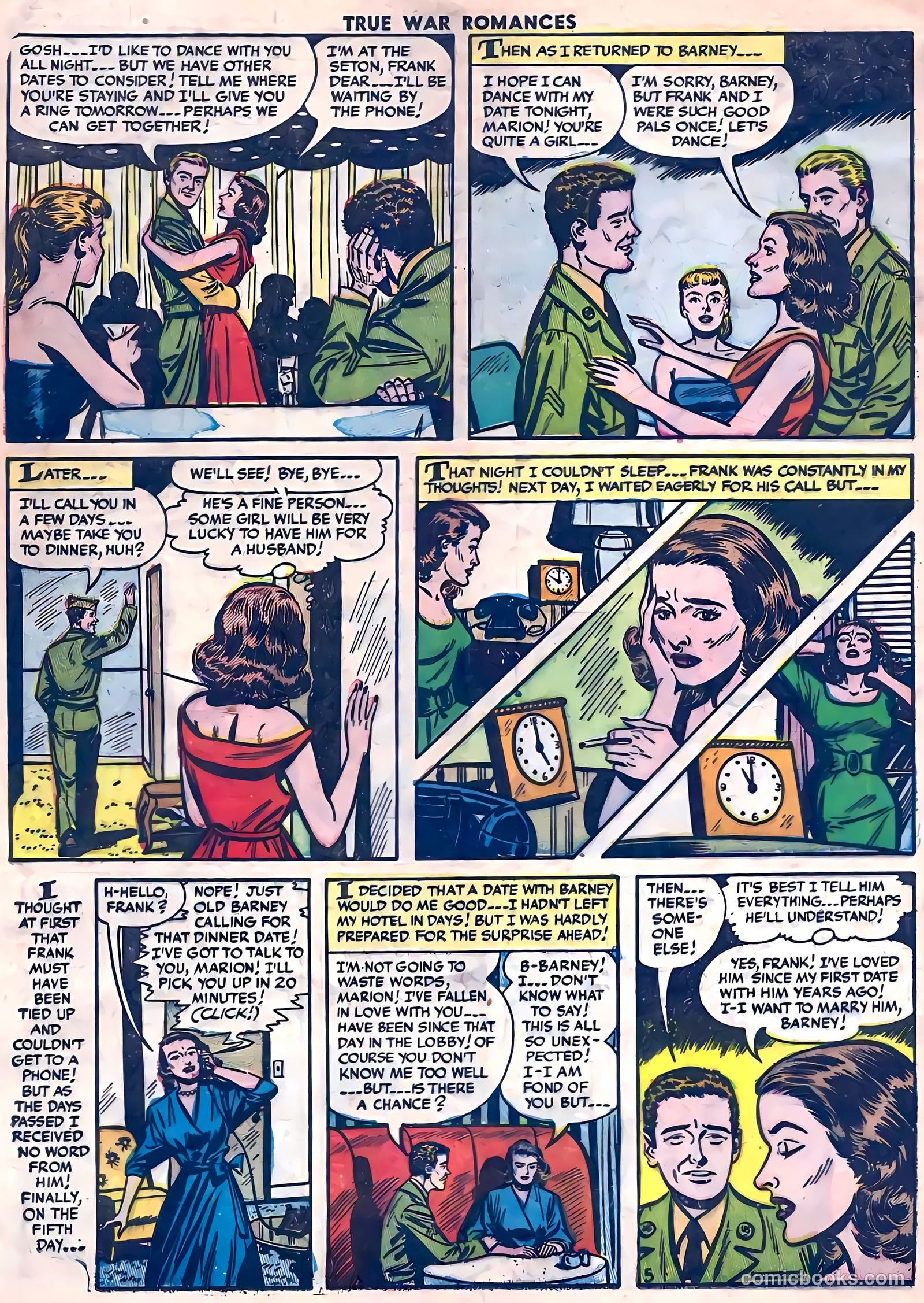 True War Romances #4 (1953) — page 16 of 36