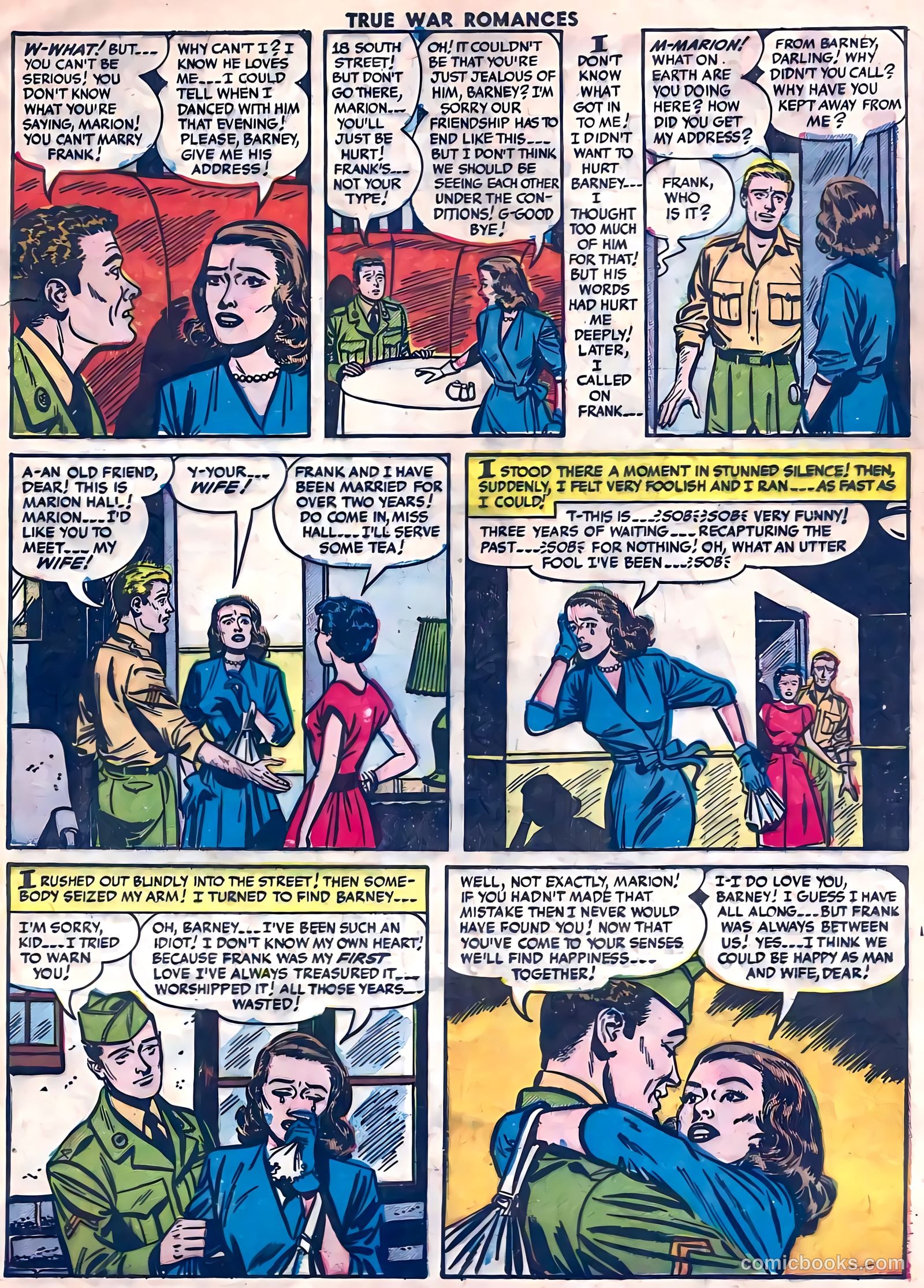 True War Romances #4 (1953) — page 17 of 36