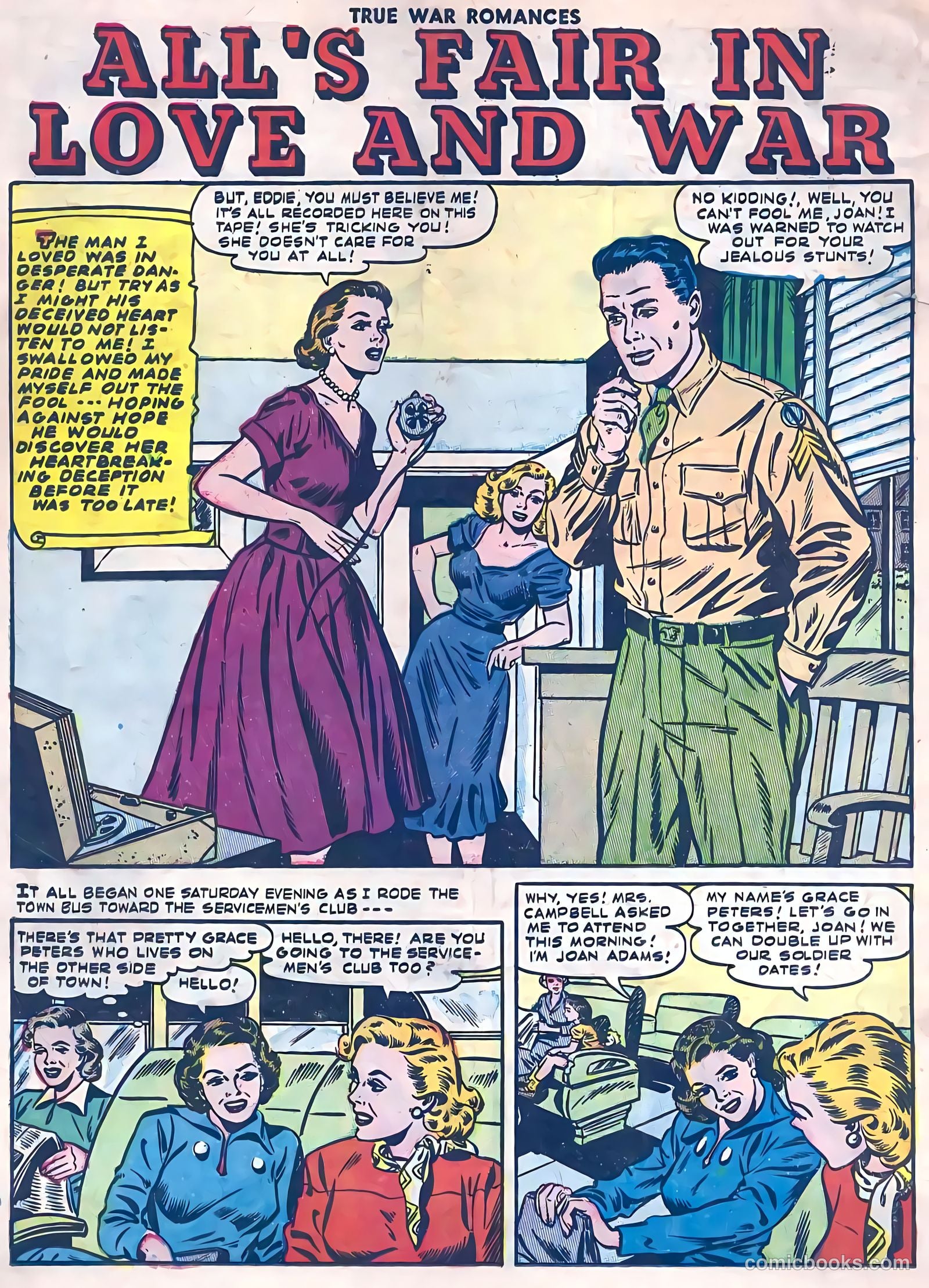 True War Romances #4 (1953) — page 18 of 36