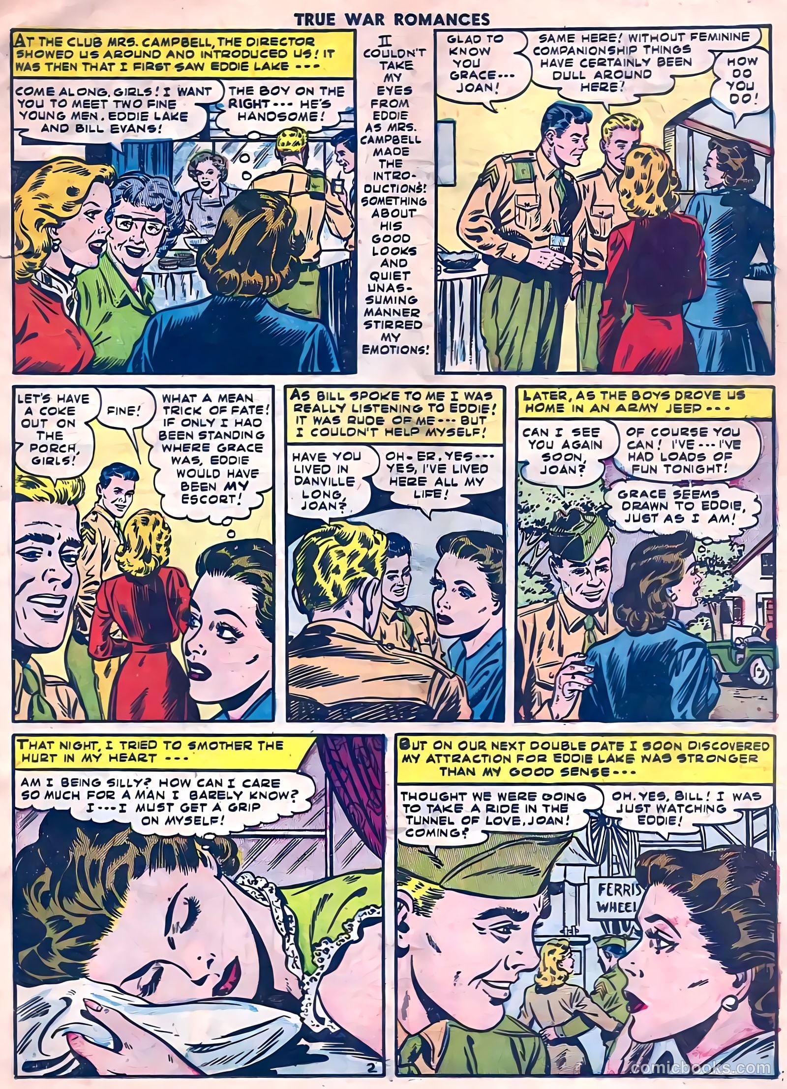 True War Romances #4 (1953) — page 19 of 36