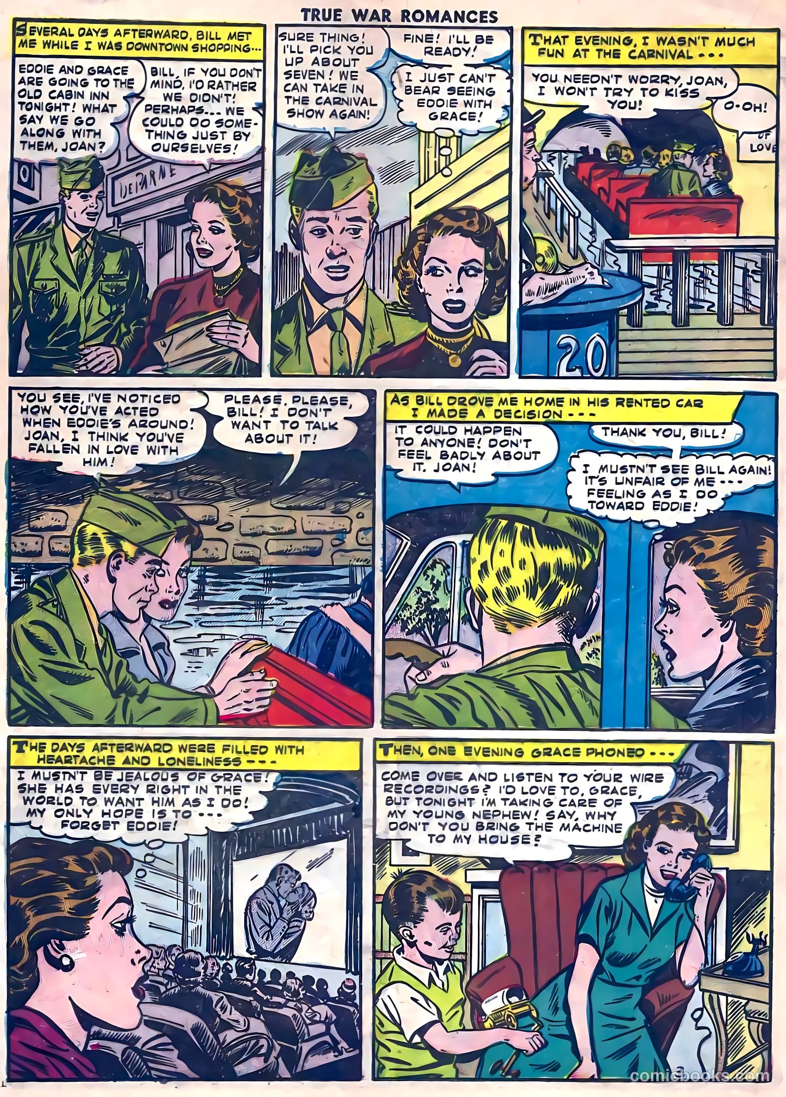 True War Romances #4 (1953) — page 20 of 36