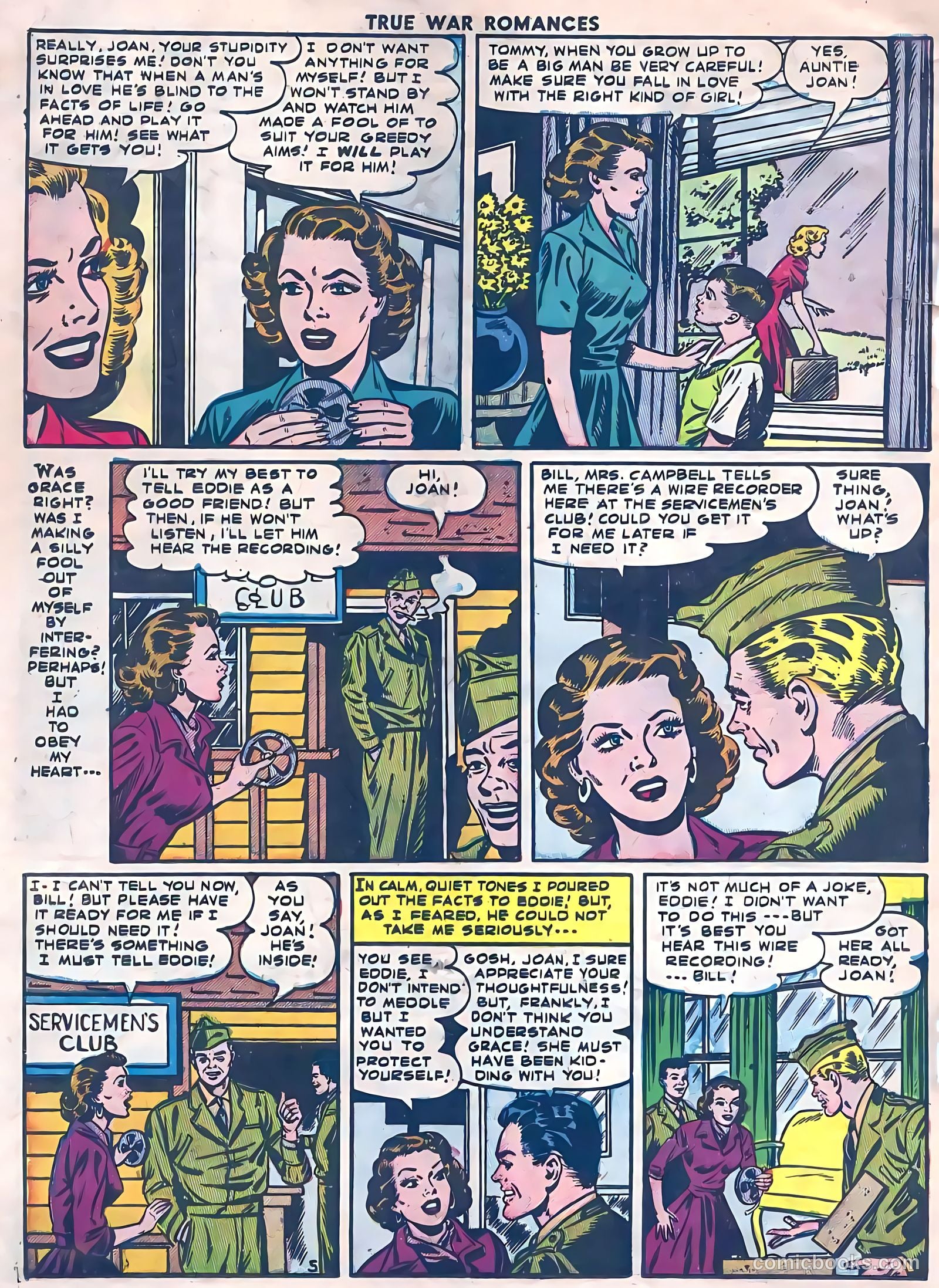 True War Romances #4 (1953) — page 22 of 36