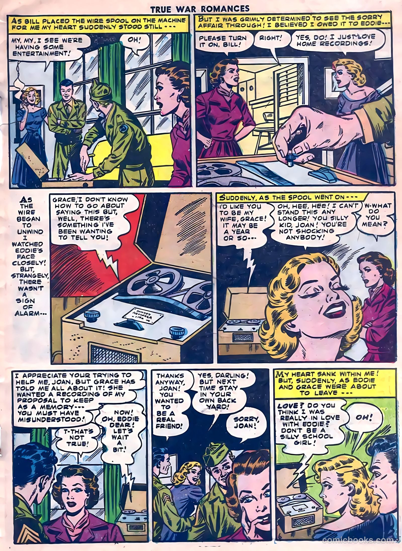 True War Romances #4 (1953) — page 23 of 36