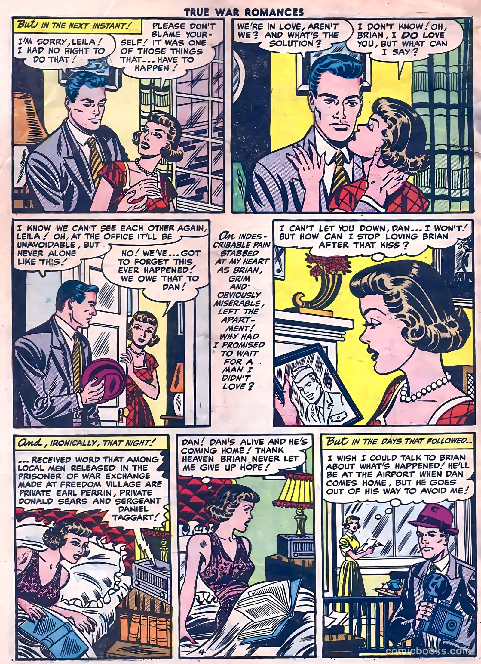 True War Romances #4 (1953) — page 30 of 36