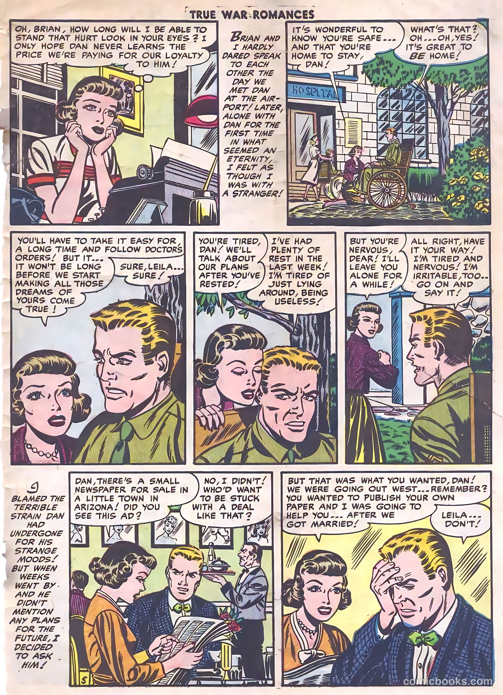 True War Romances #4 (1953) — page 31 of 36