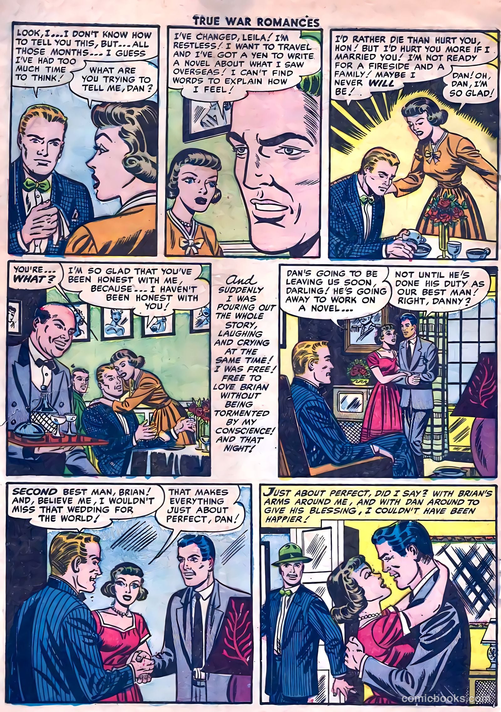 True War Romances #4 (1953) — page 32 of 36