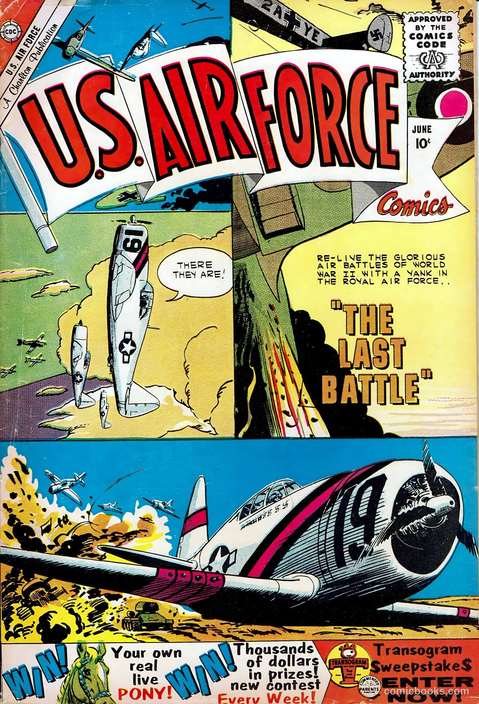 U.S. Air Force Comics #10 cover