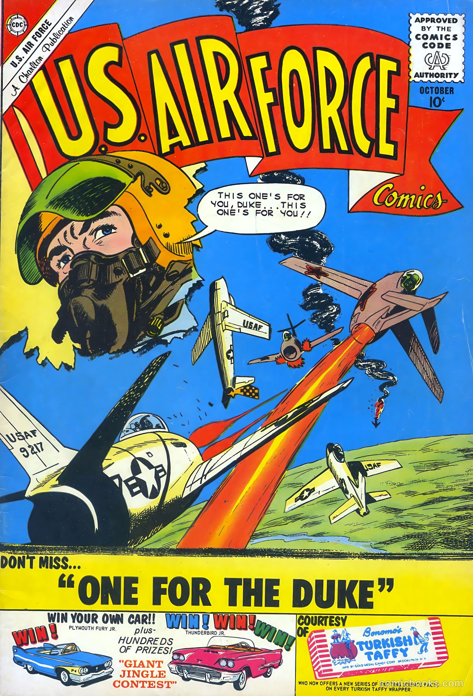 U.S. Air Force Comics #12 cover