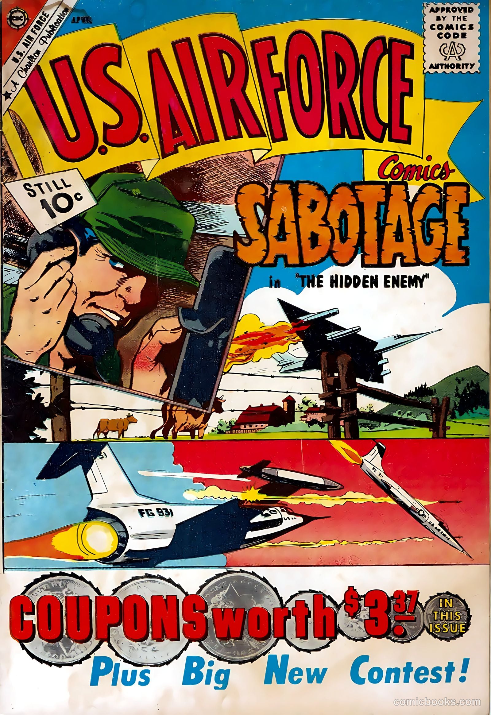 U.S. Air Force Comics #15 cover