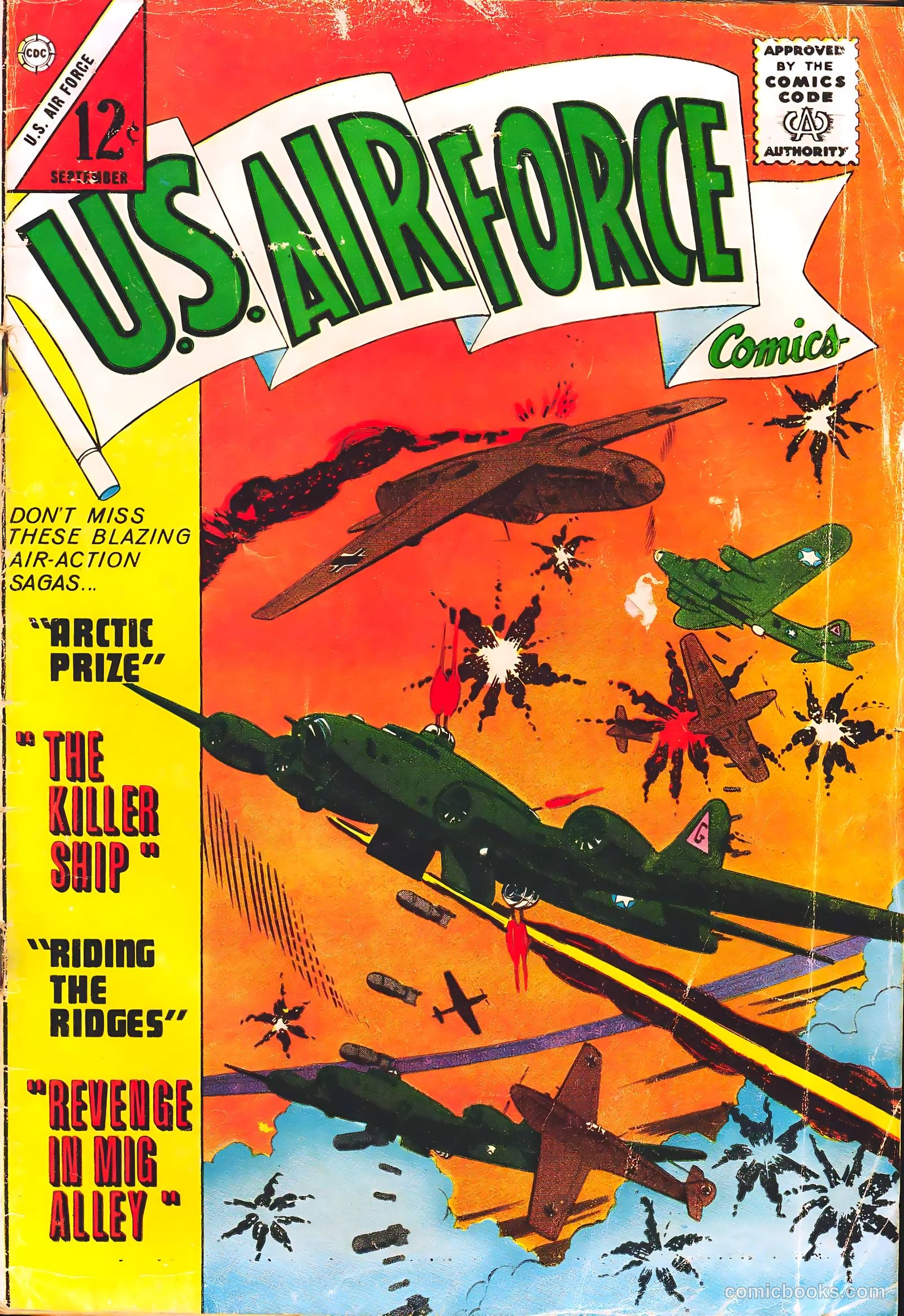 U.S. Air Force Comics #34 cover