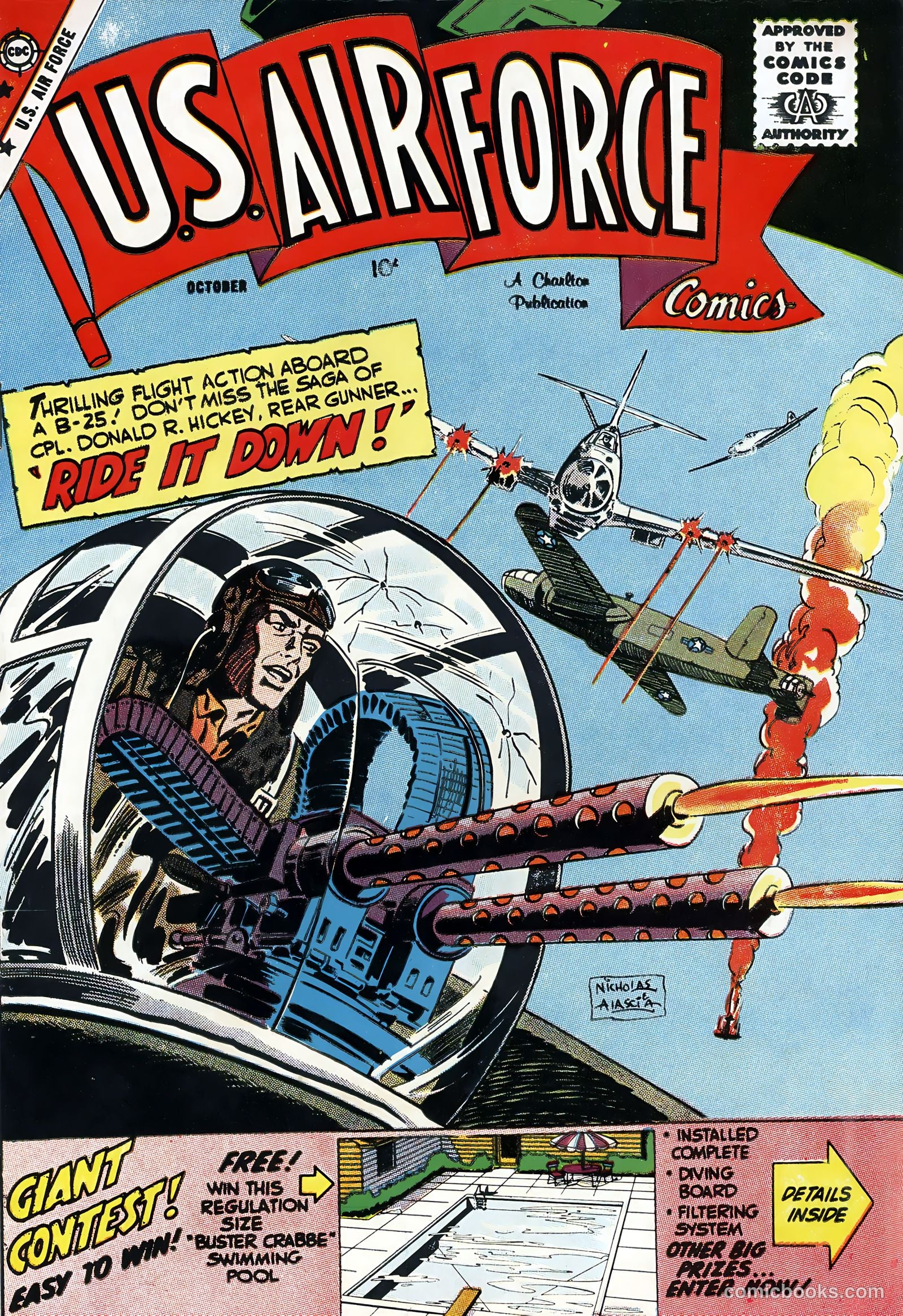 U.S. Air Force Comics #6 cover