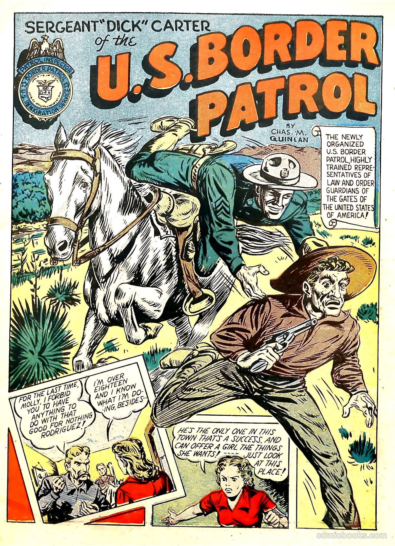 U.S. Border Patrol Comics #5 (1944) — page 3 of 36