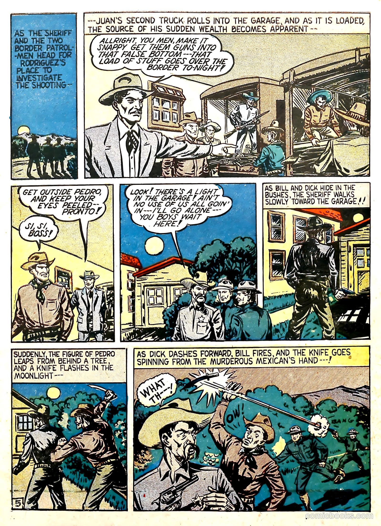 U.S. Border Patrol Comics #5 (1944) — page 7 of 36