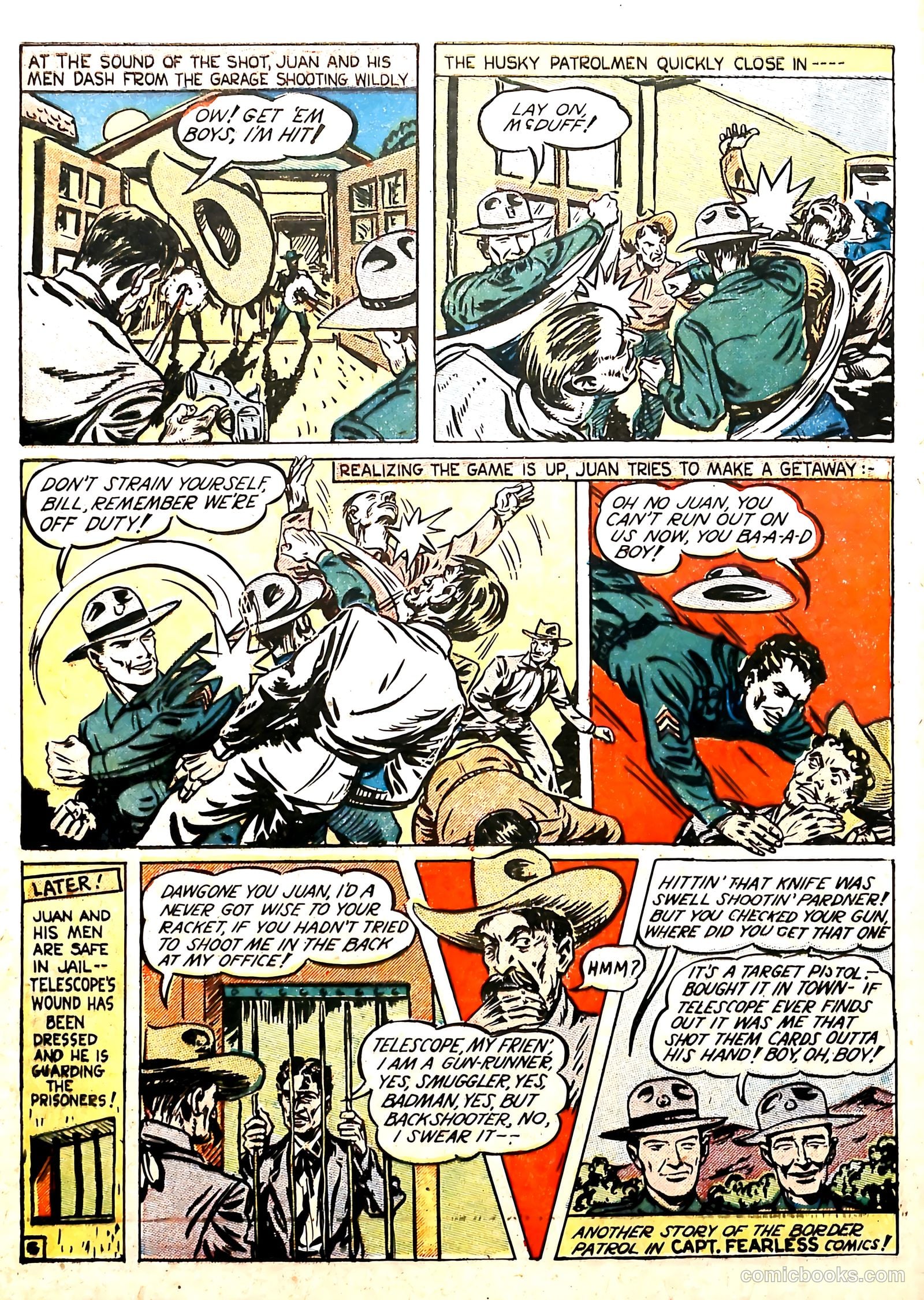 U.S. Border Patrol Comics #5 (1944) — page 8 of 36