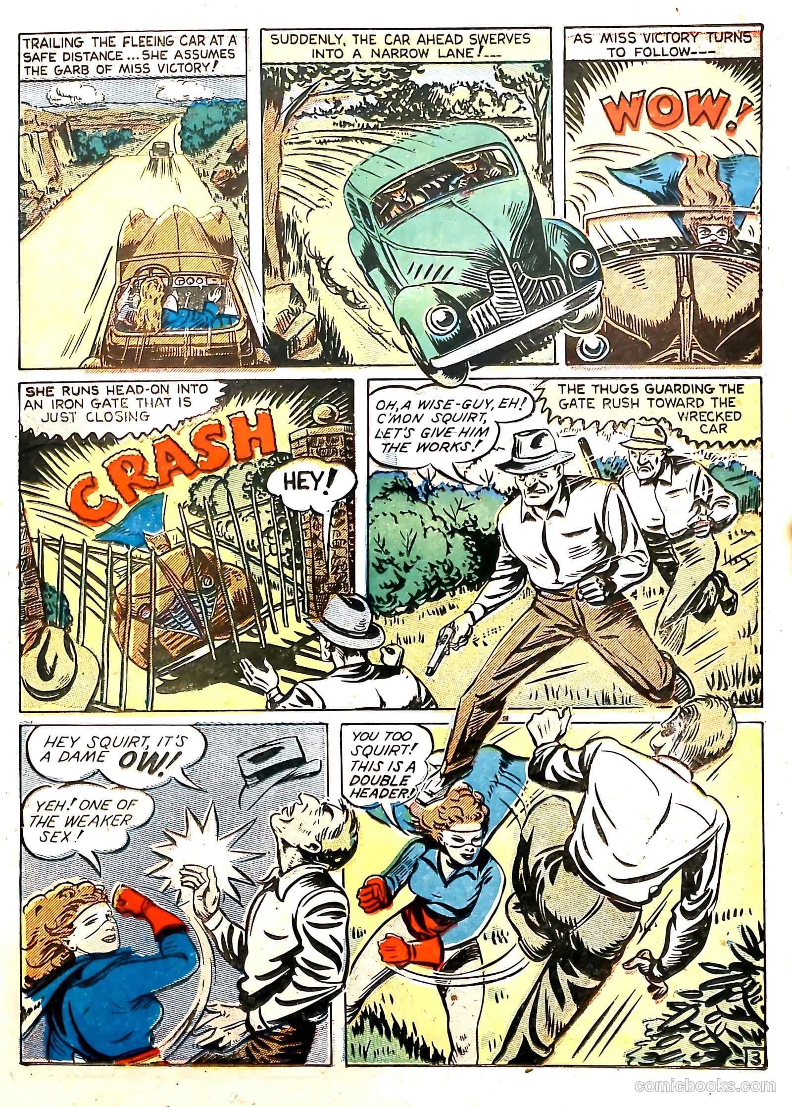 U.S. Border Patrol Comics #5 (1944) — page 11 of 36