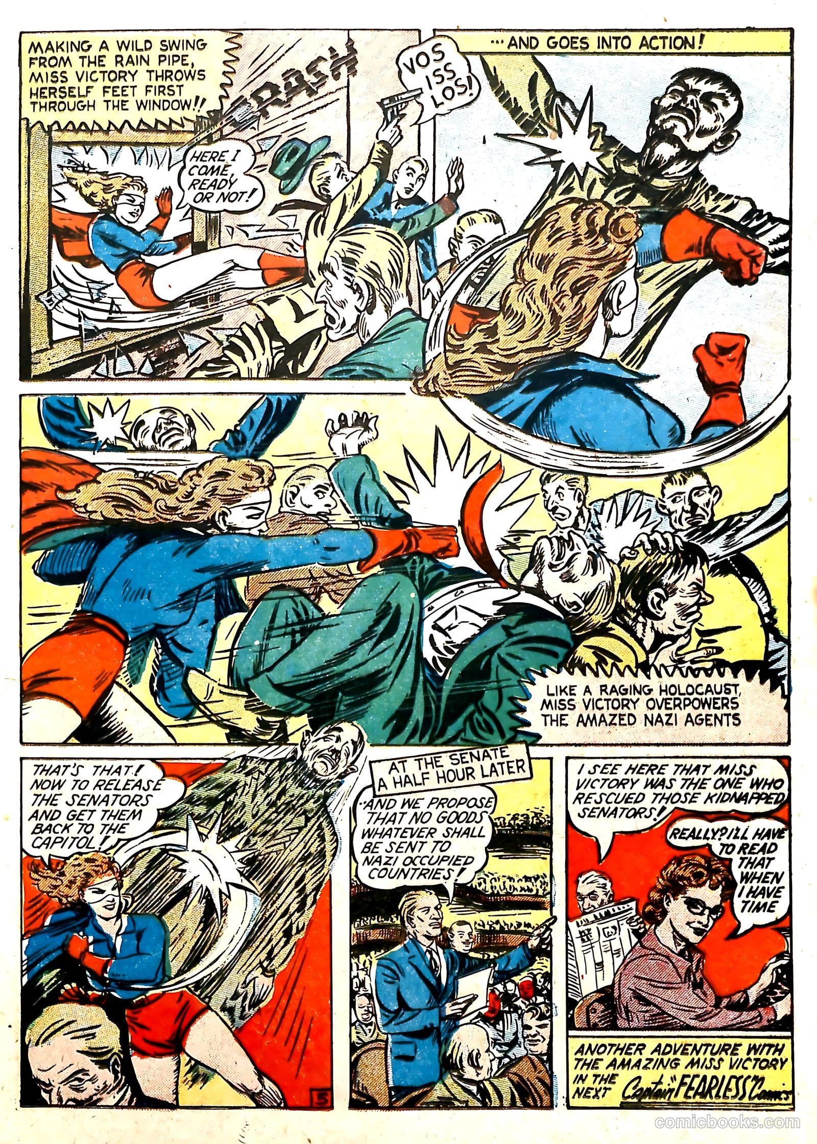 U.S. Border Patrol Comics #5 (1944) — page 13 of 36