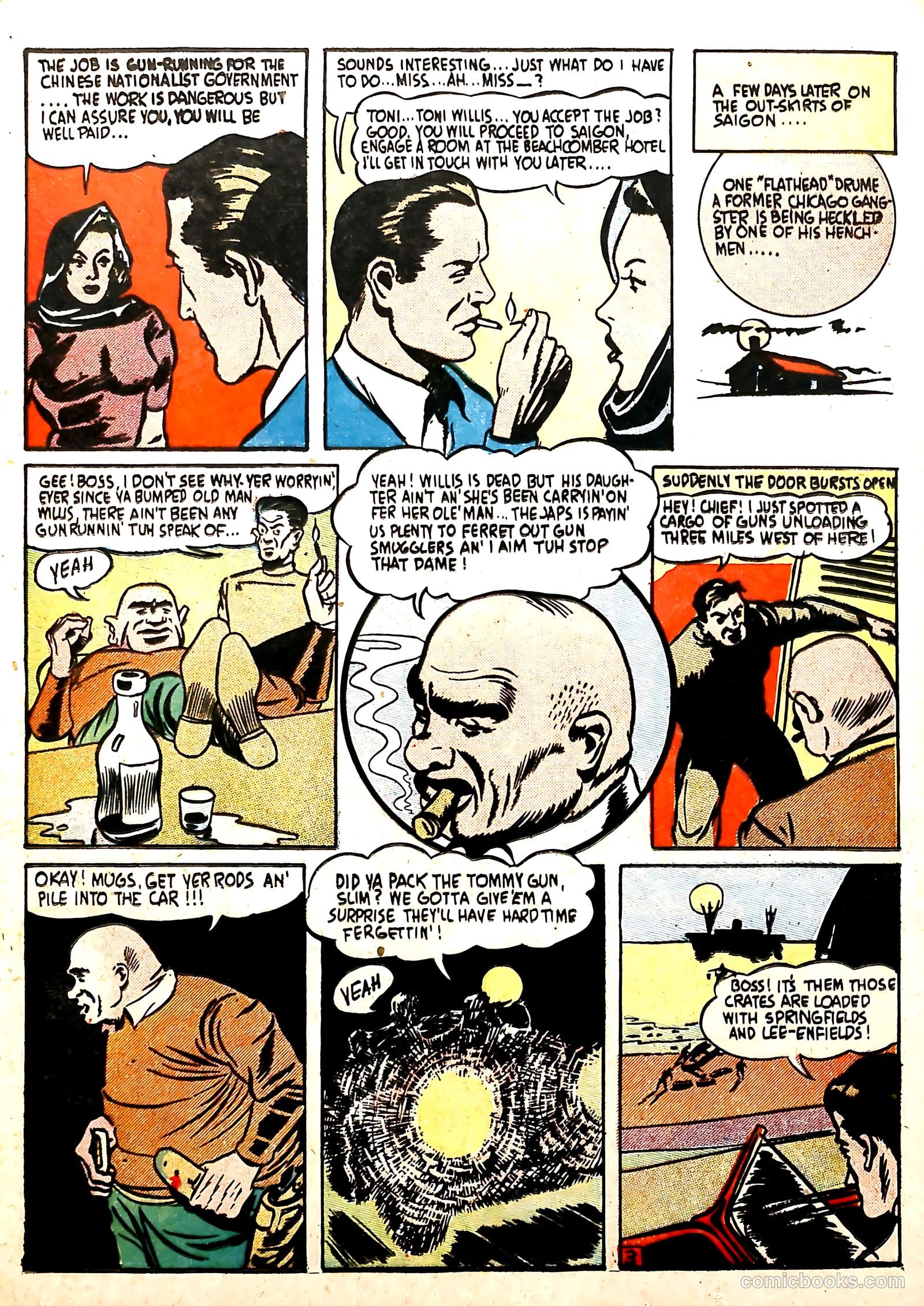 U.S. Border Patrol Comics #5 (1944) — page 16 of 36