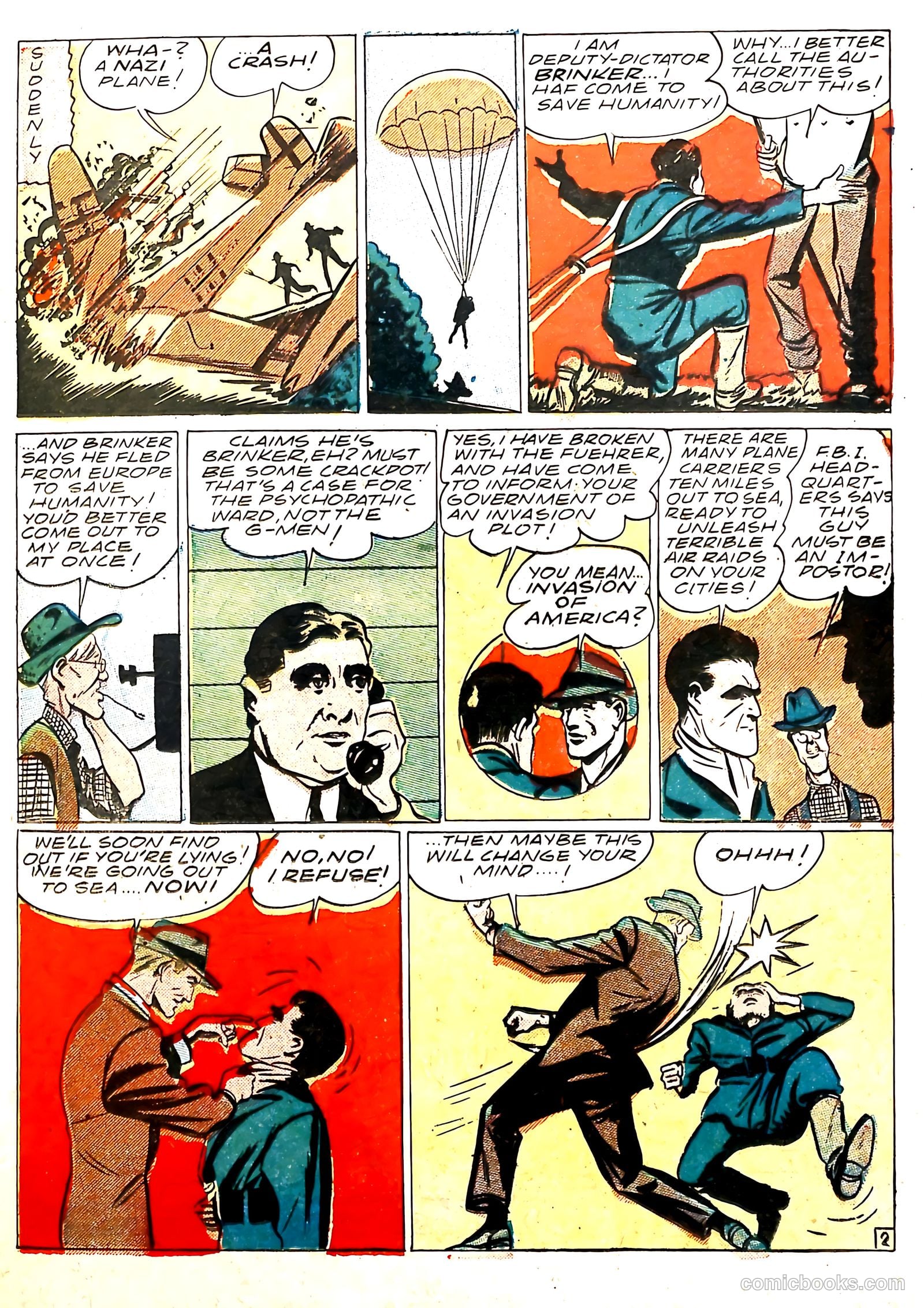 U.S. Border Patrol Comics #5 (1944) — page 21 of 36