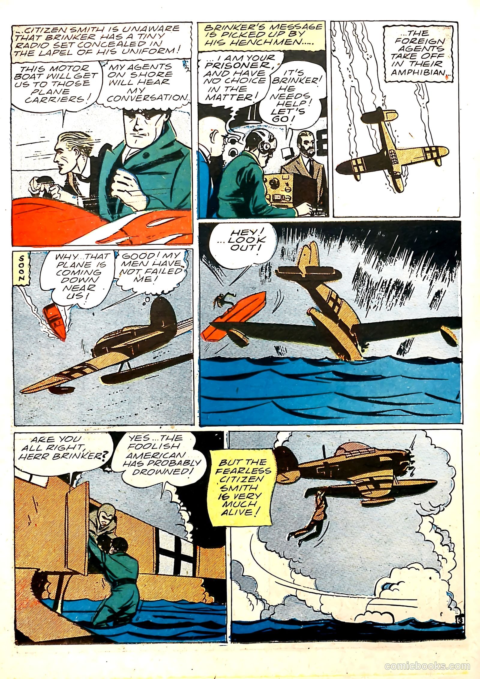 U.S. Border Patrol Comics #5 (1944) — page 22 of 36