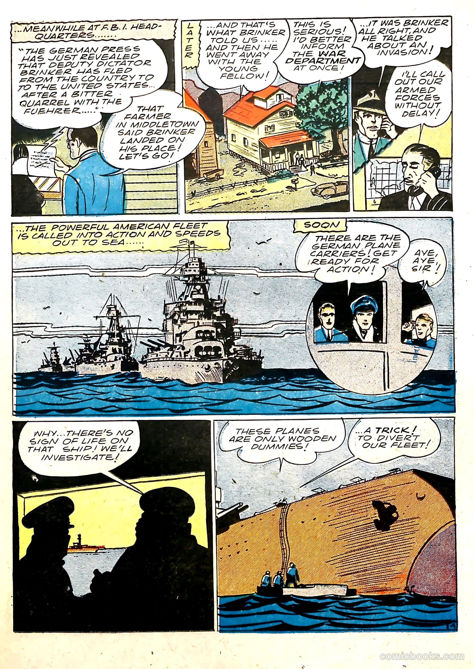 U.S. Border Patrol Comics #5 (1944) — page 23 of 36