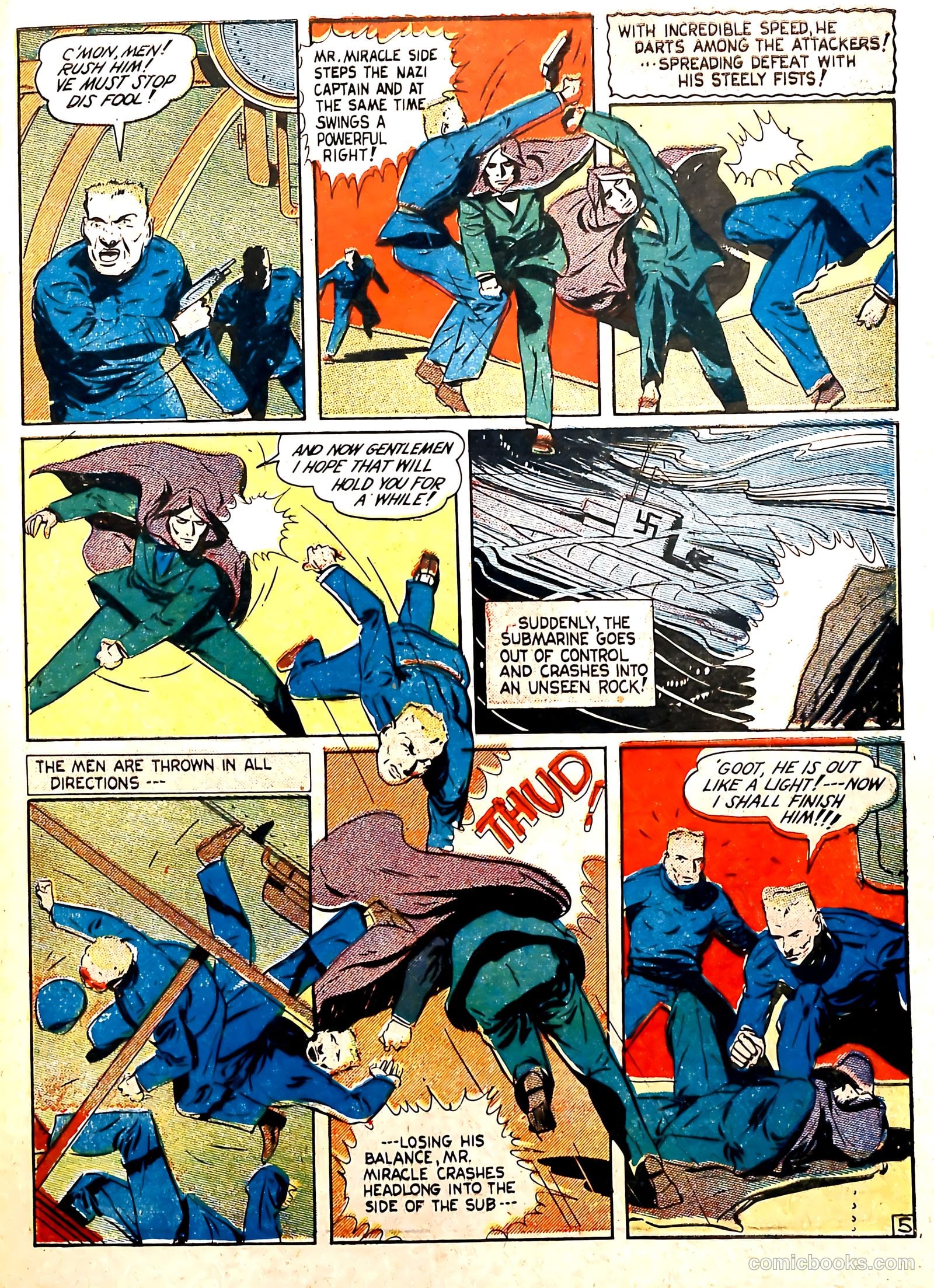 U.S. Border Patrol Comics #5 (1944) — page 33 of 36