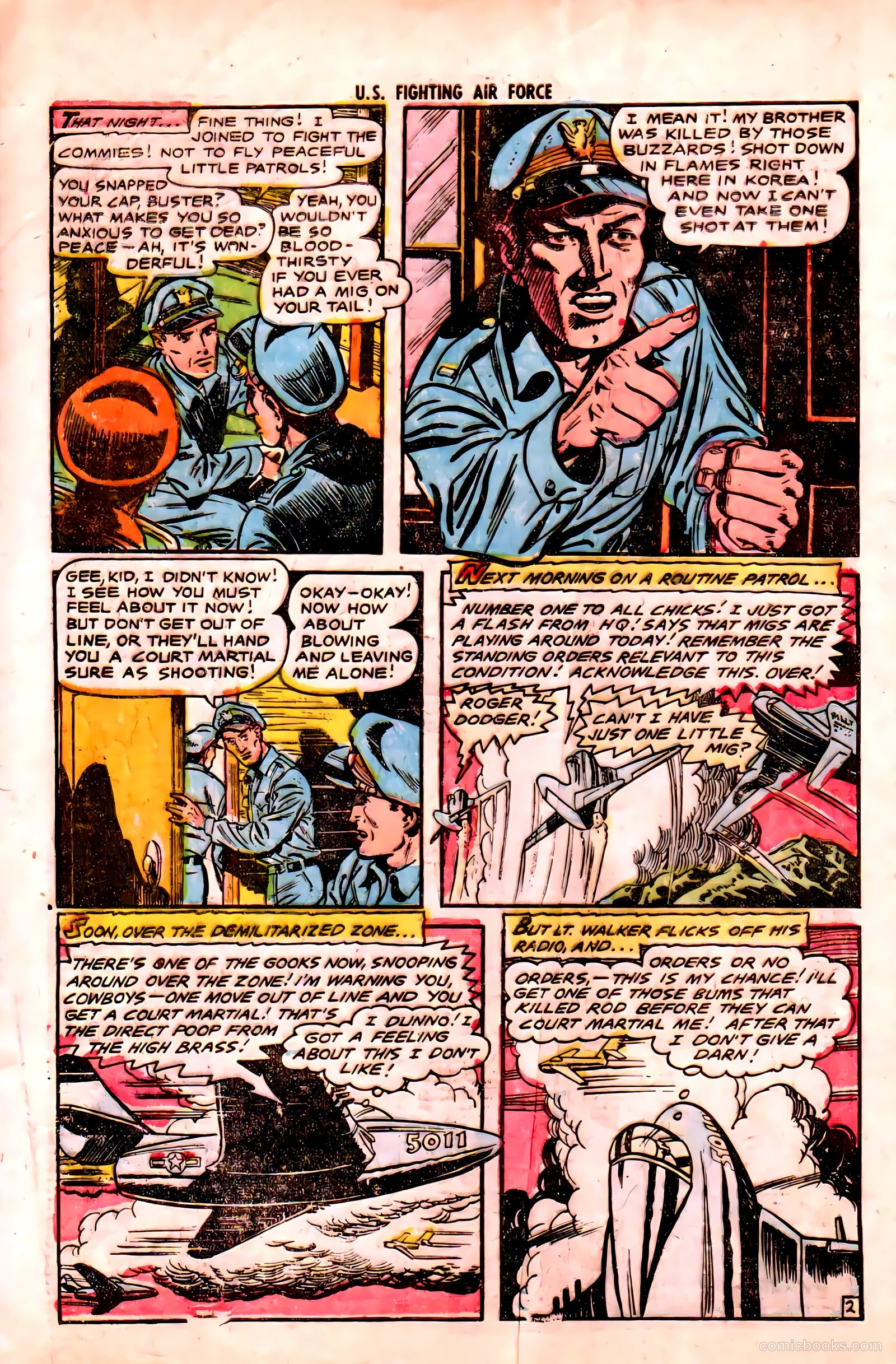 U.S. Fighting Air Force #16 (1955) — page 4