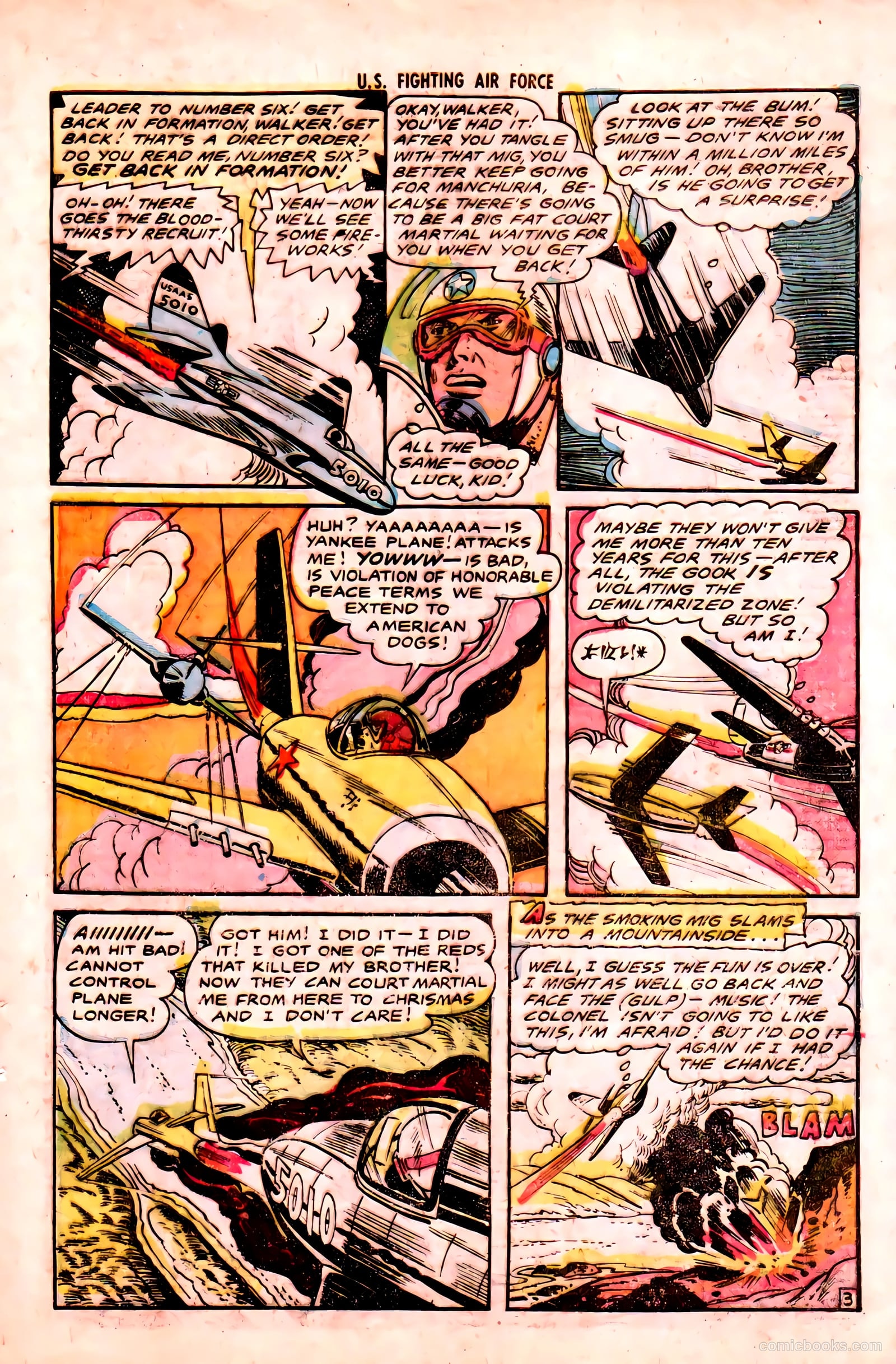 U.S. Fighting Air Force #16 (1955) — page 5