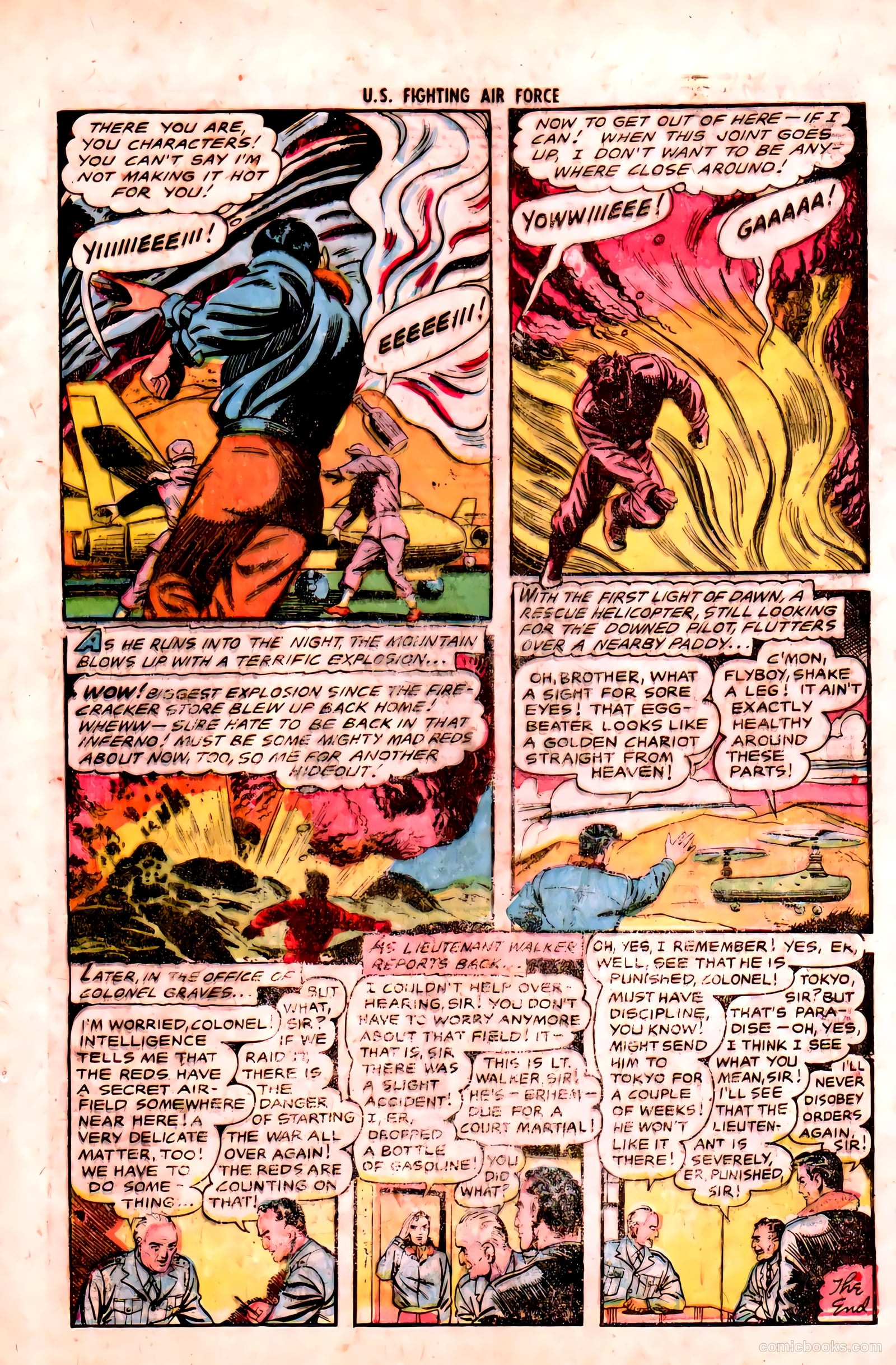 U.S. Fighting Air Force #16 (1955) — page 9