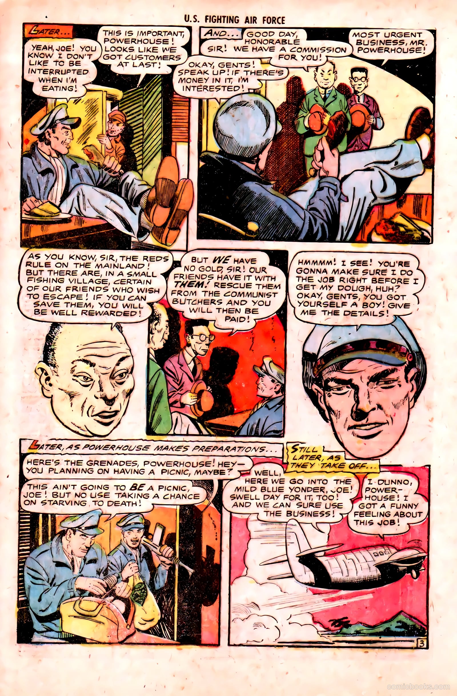 U.S. Fighting Air Force #16 (1955) — page 12