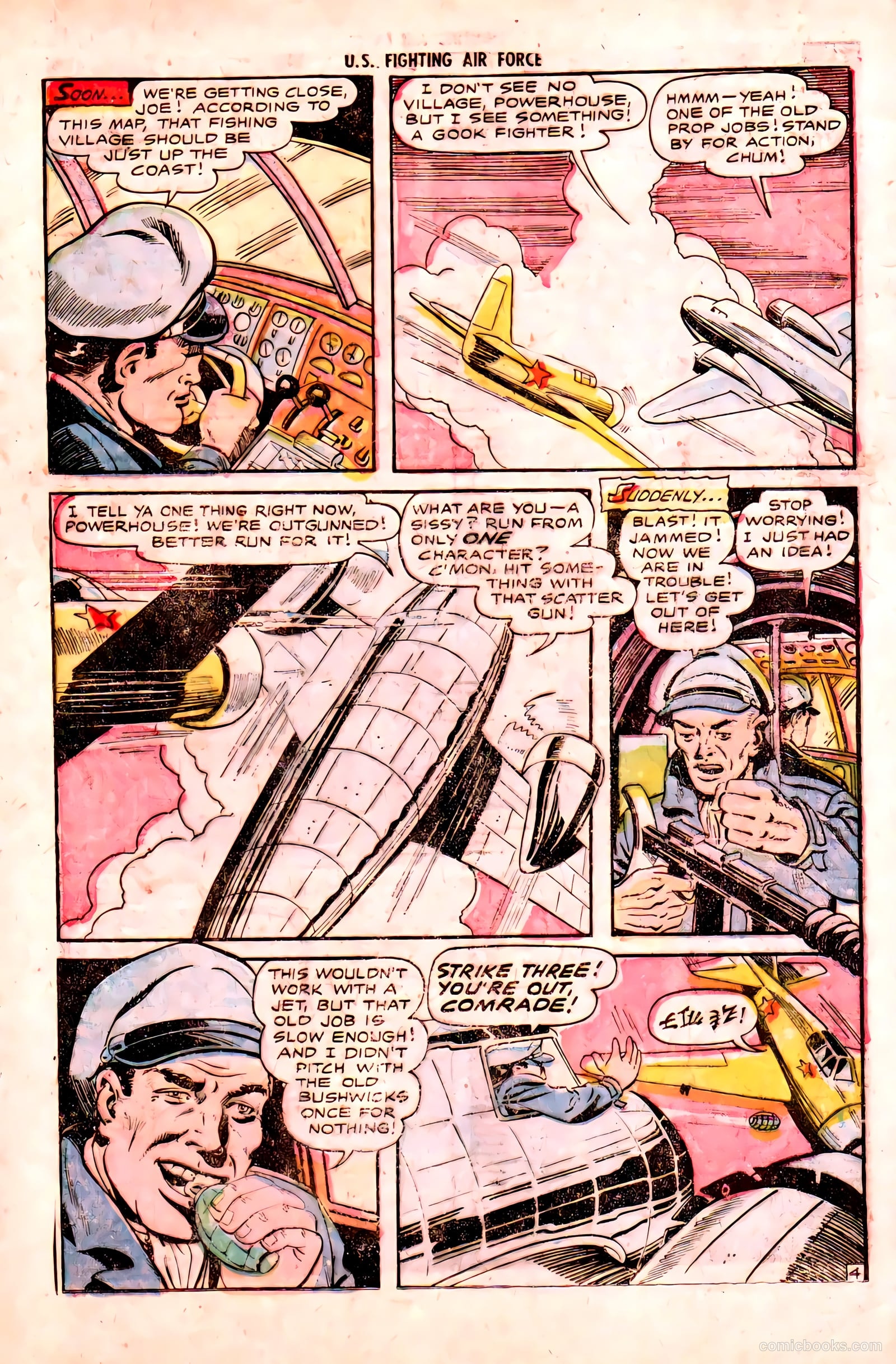 U.S. Fighting Air Force #16 (1955) — page 13