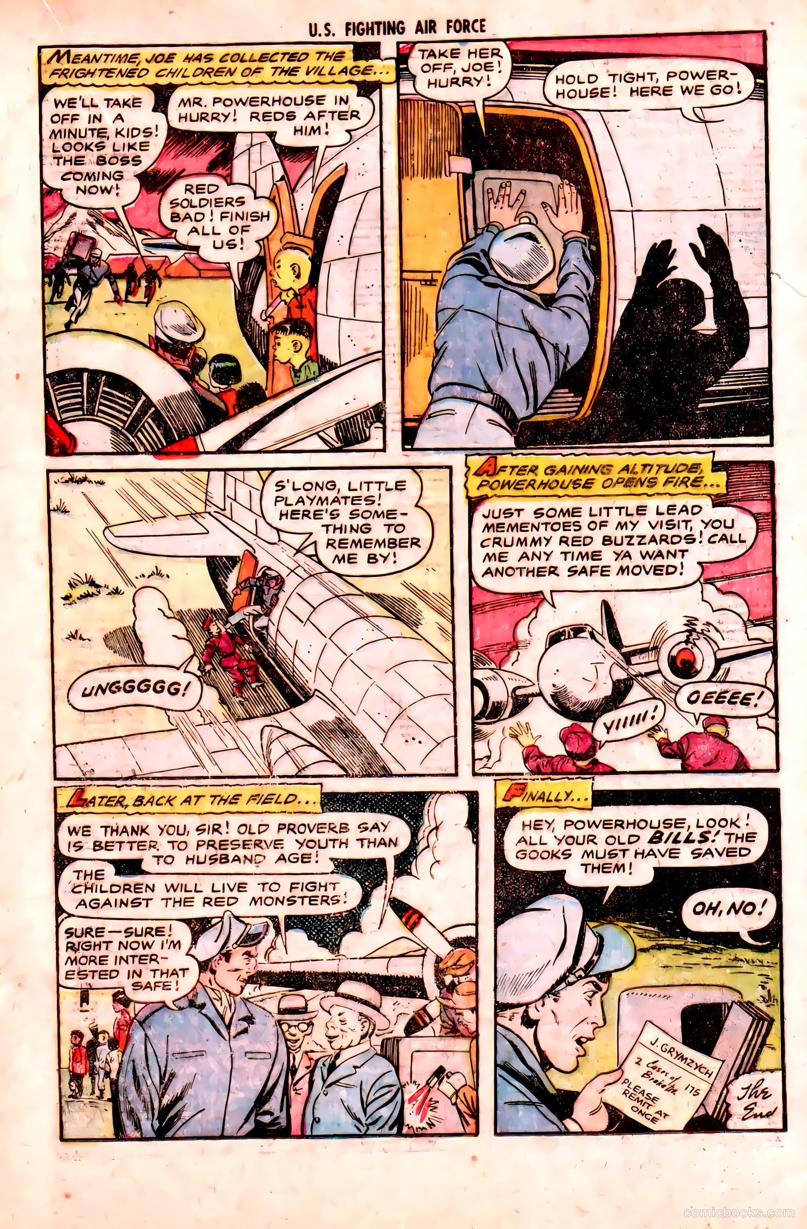 U.S. Fighting Air Force #16 (1955) — page 17