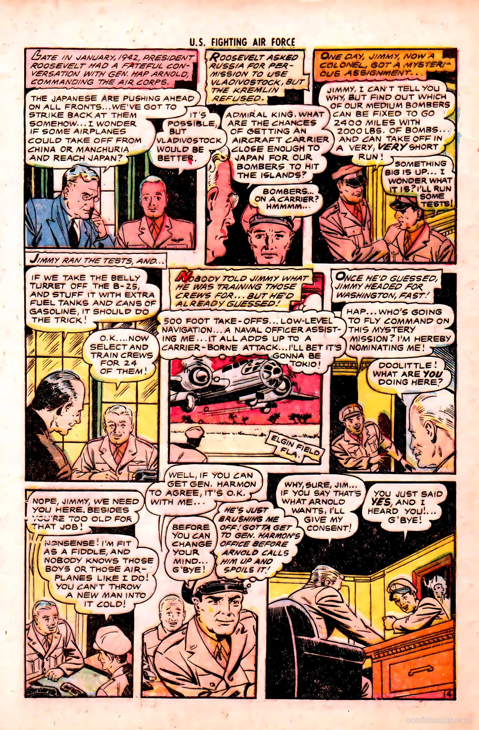 U.S. Fighting Air Force #16 (1955) — page 32