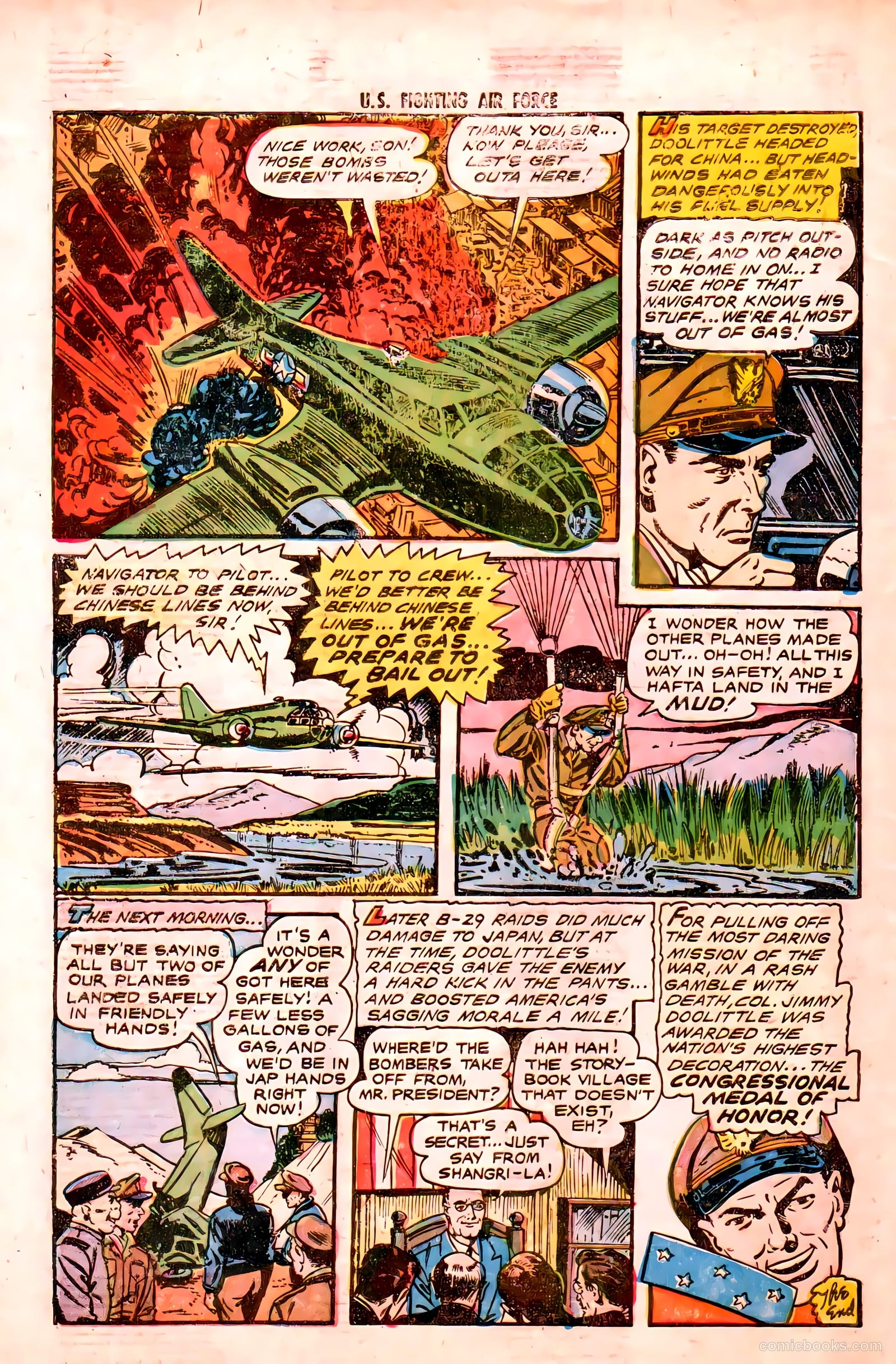 U.S. Fighting Air Force #16 (1955) — page 34