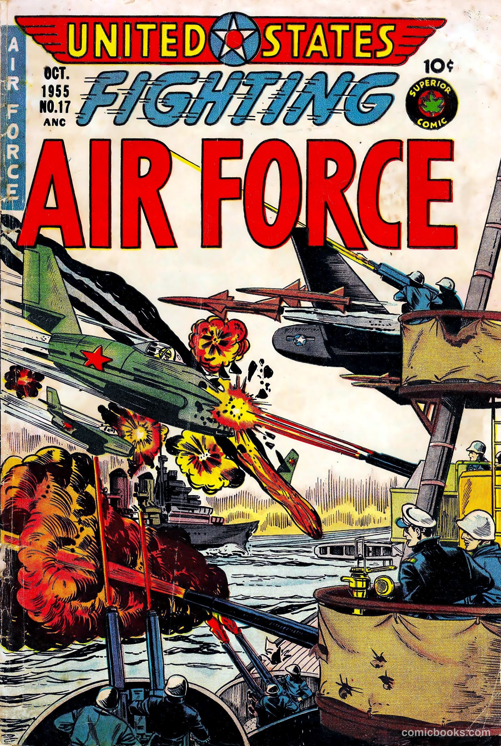 U.S. Fighting Air Force #17 cover