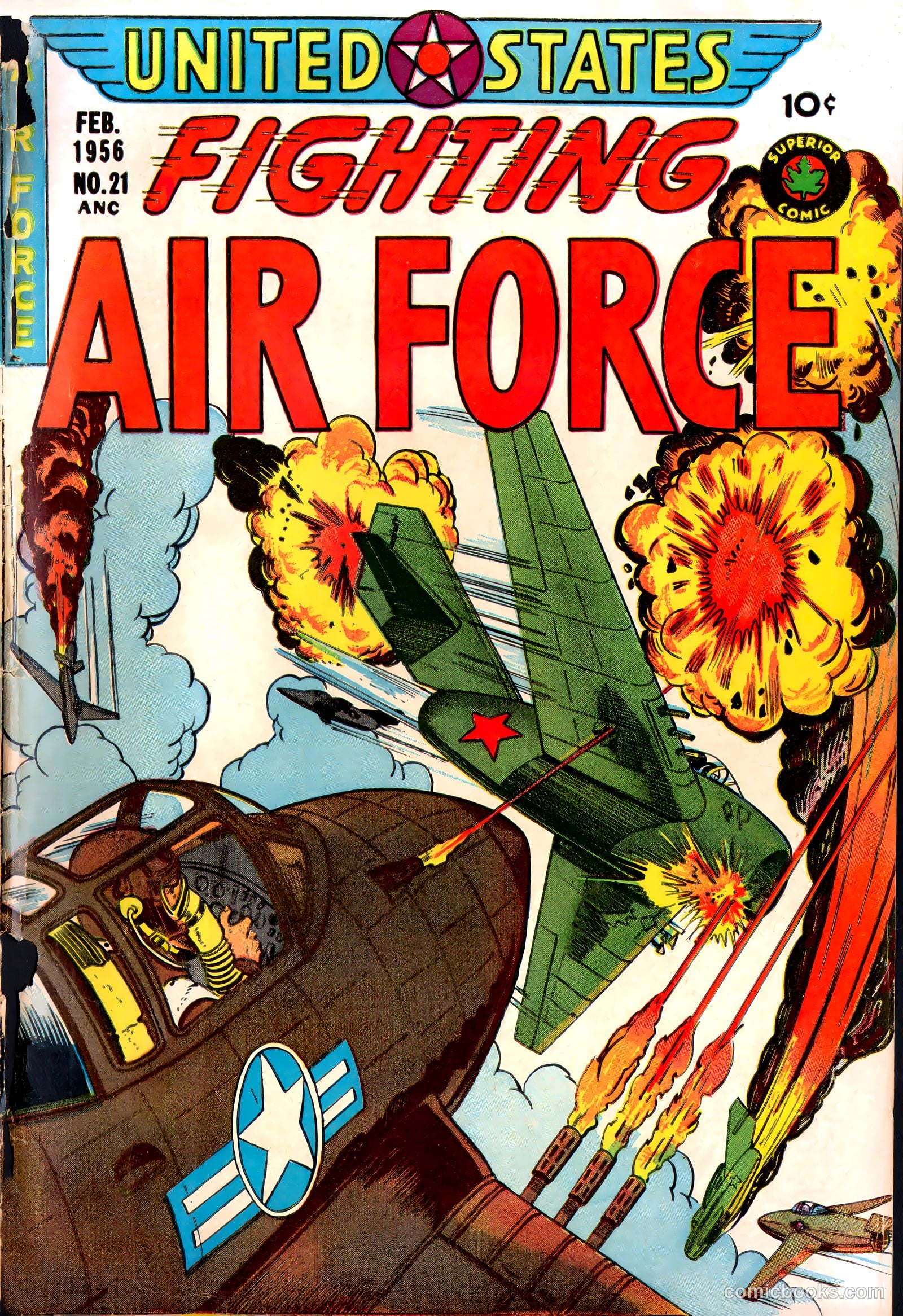 U.S. Fighting Air Force #21 cover