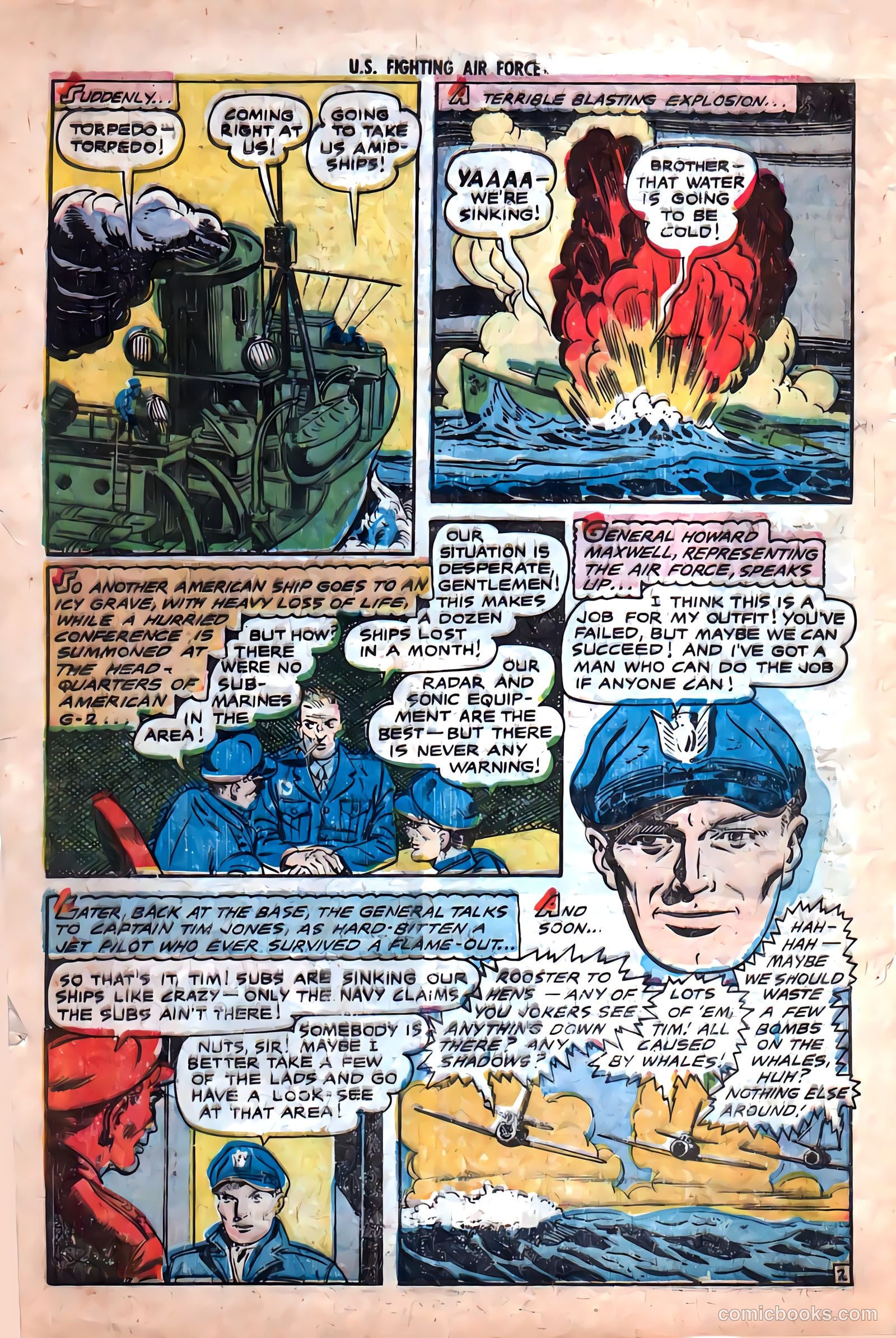 U.S. Fighting Air Force #23 (1956) — page 4