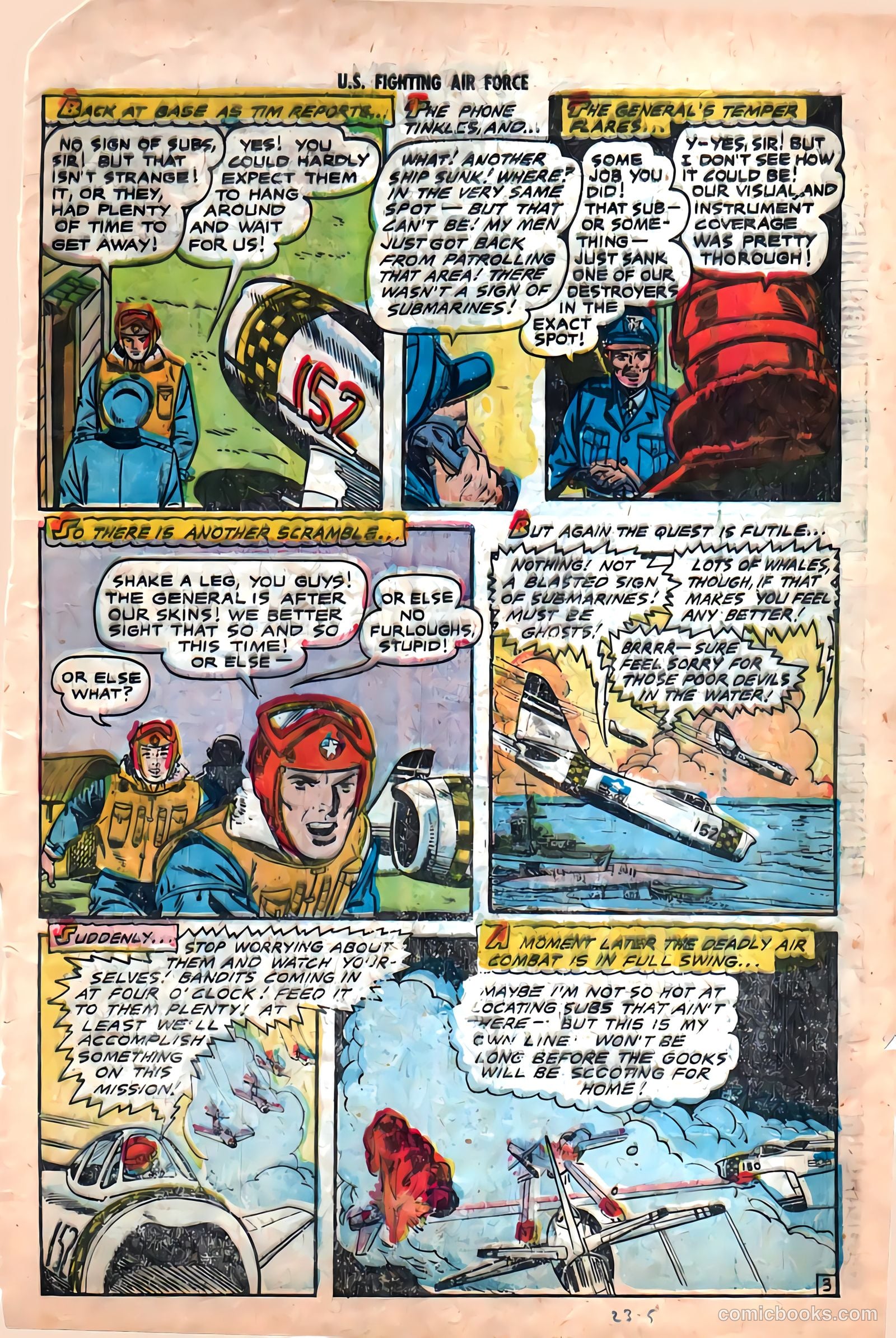 U.S. Fighting Air Force #23 (1956) — page 5