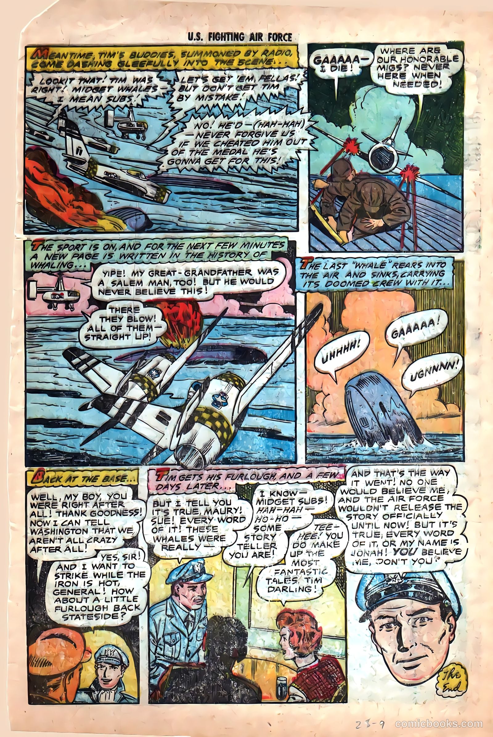 U.S. Fighting Air Force #23 (1956) — page 9