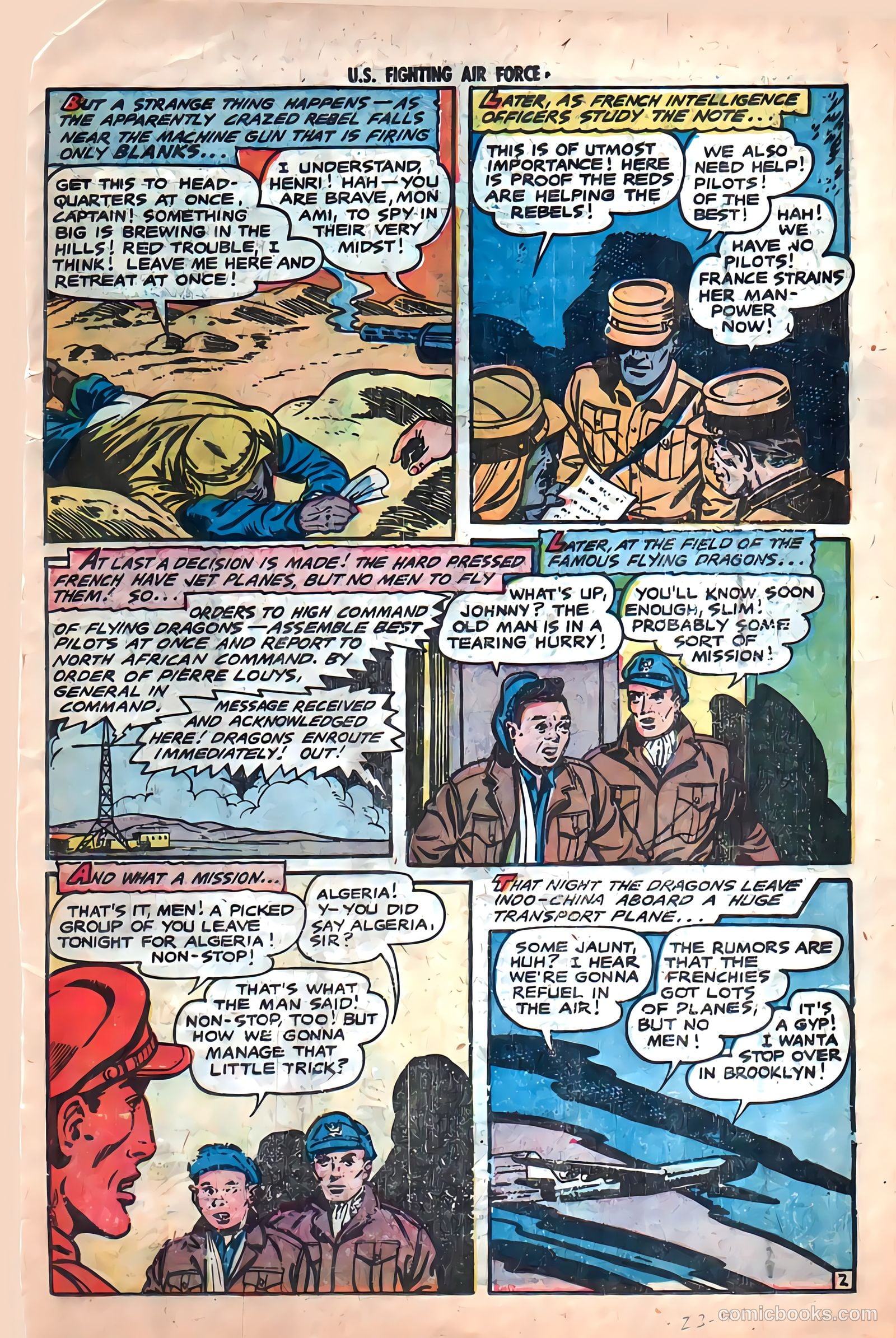 U.S. Fighting Air Force #23 (1956) — page 11