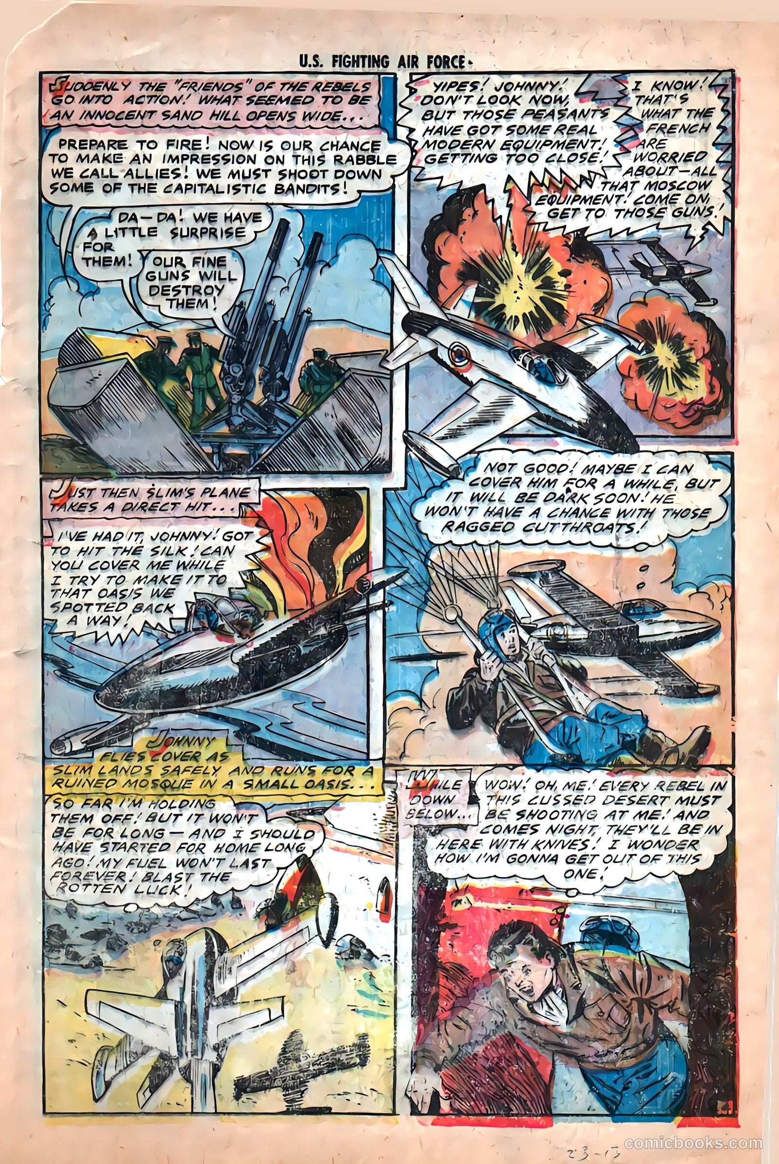 U.S. Fighting Air Force #23 (1956) — page 13